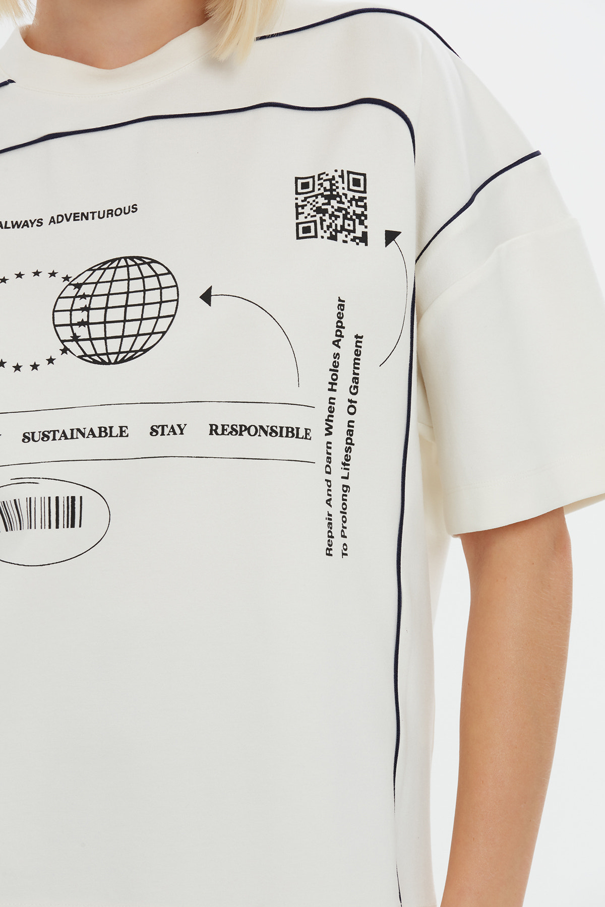 Grafik Baskılı T-shirt