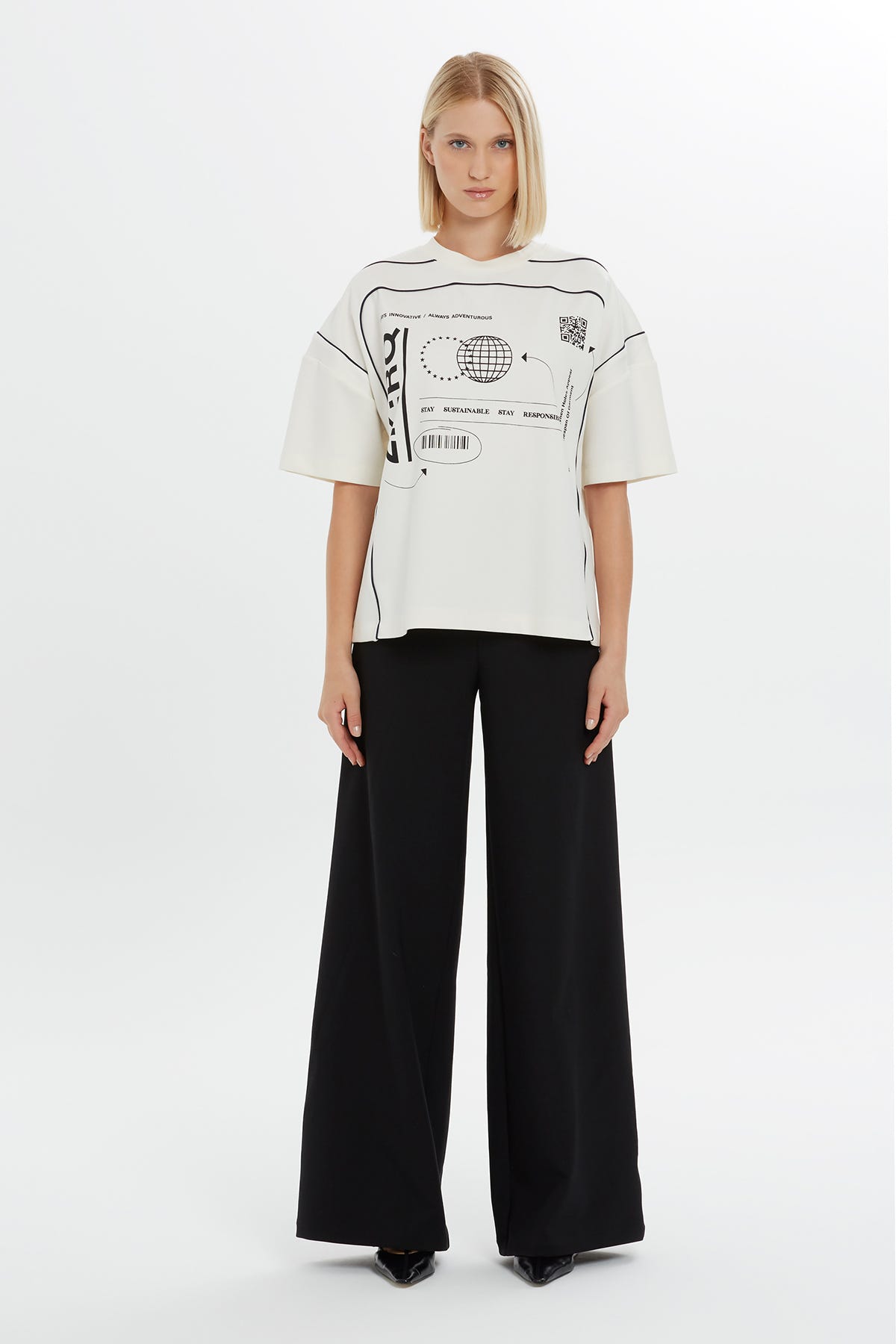 Grafik Baskılı T-shirt