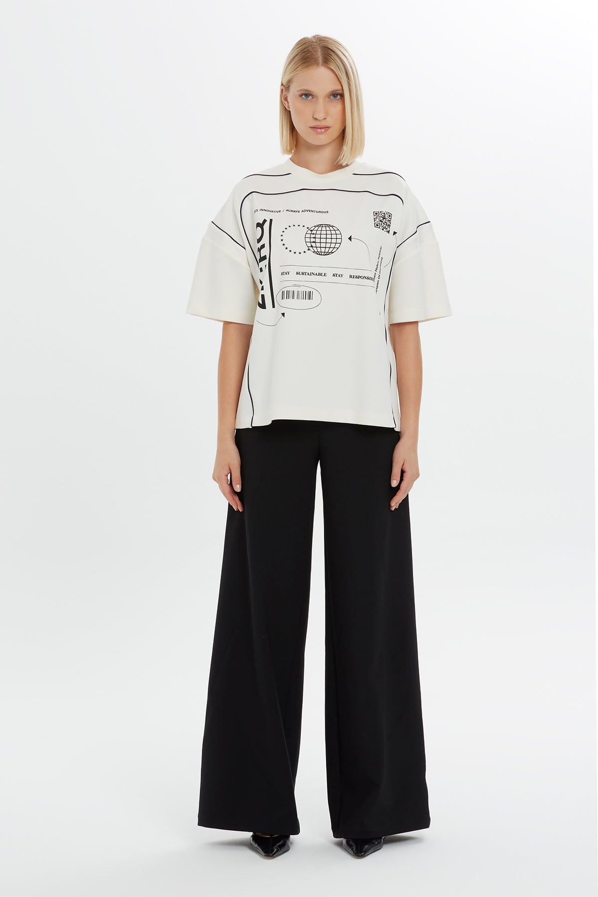 Grafik Baskılı T-shirt