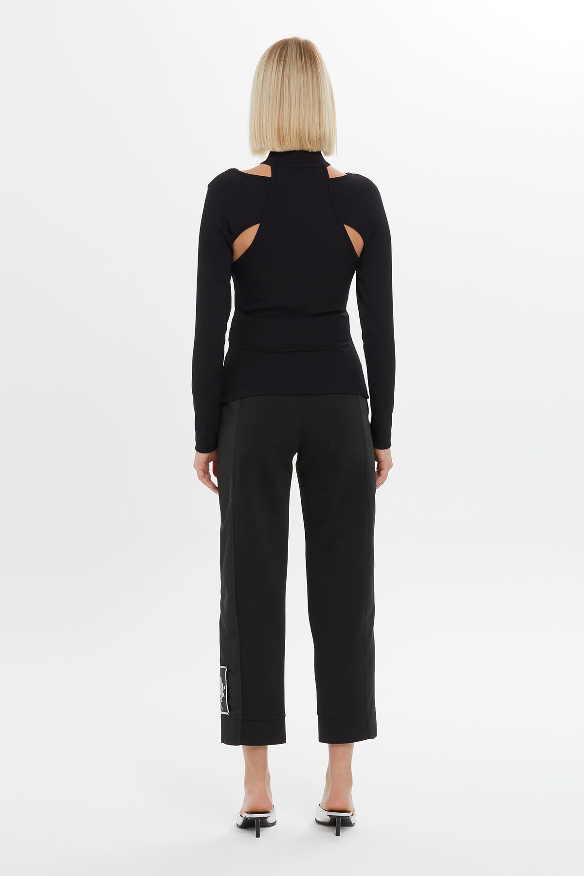 Gül Baskılı Uzun Kollu Bluz