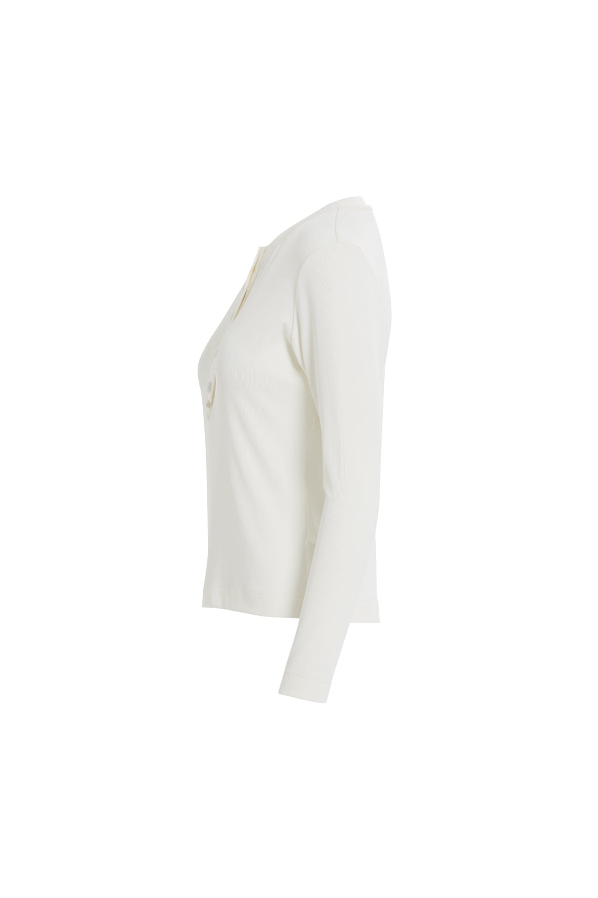 Çıtçıt Kapamalı Ucu Yuvalı İşlemeli Uzun Kollu T-Shirt