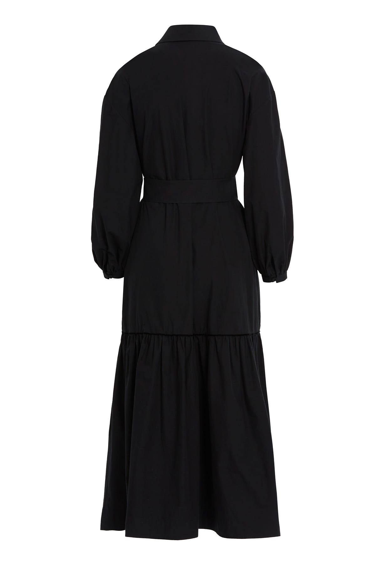 Fiyonk Ve Şerit Detaylı Maxi Astarsız Elbise