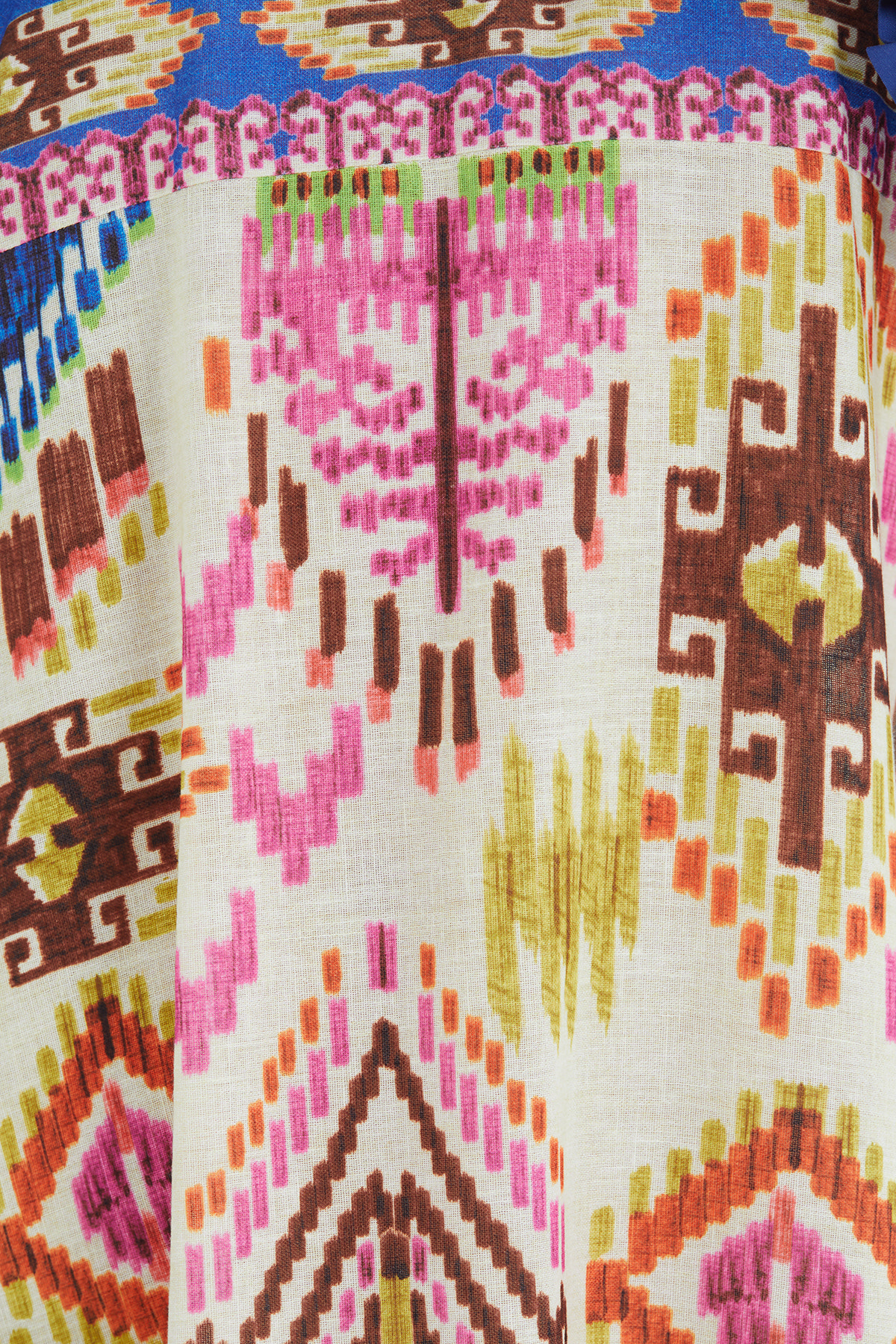 Eteği Asimetrik Gül Metal Düğmeli Midi Boy Elbise