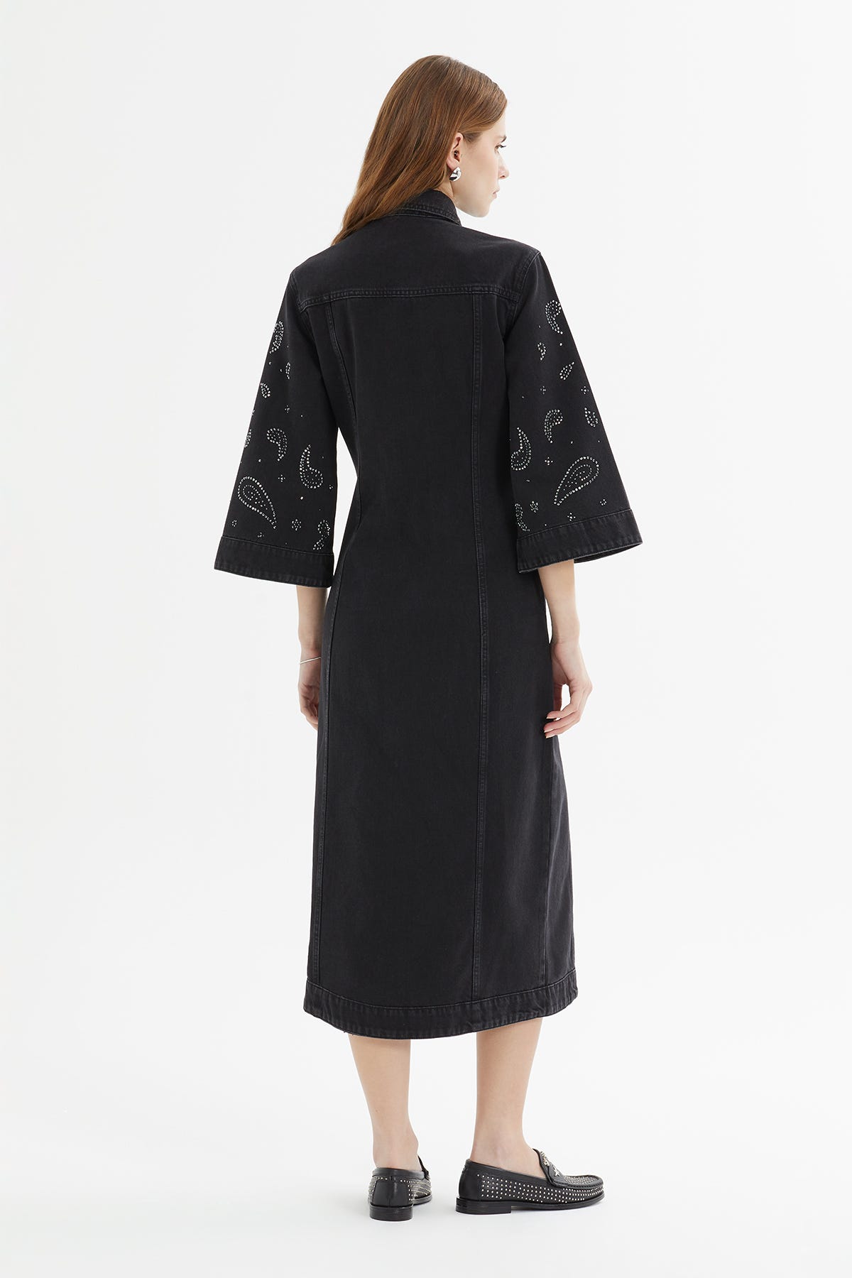 Truvakar Kollu Midi Boy Denim Elbise