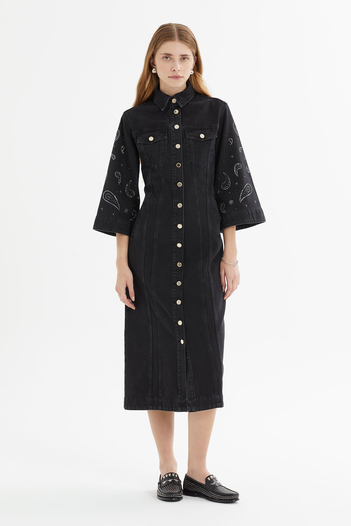 Truvakar Kollu Midi Boy Denim Elbise