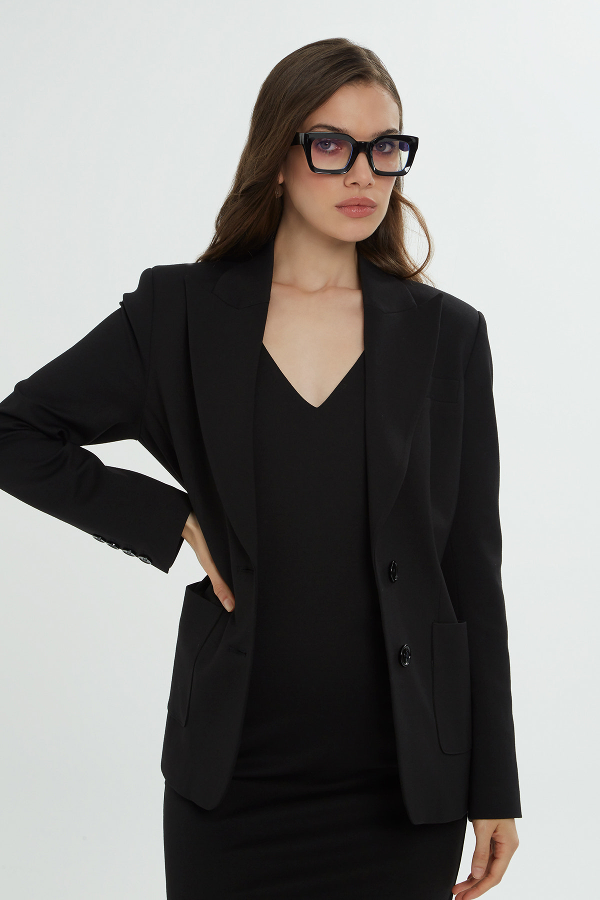 Ceket Ve Kalem Elbise Takım