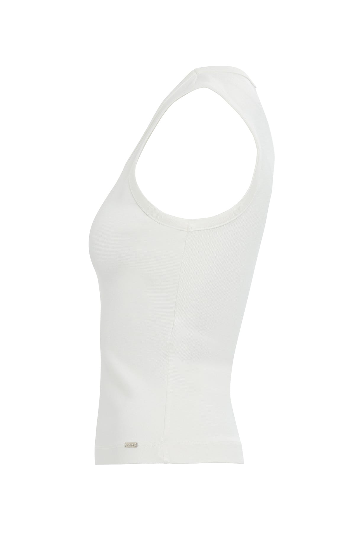 Sıfır Kollu Logo Detaylı Kadın Klasik Atlet