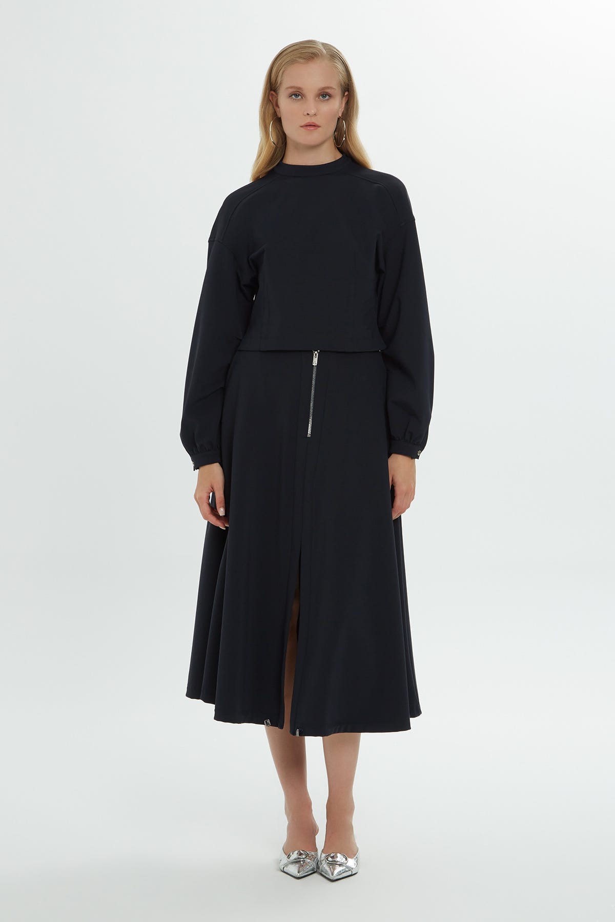 Uzun Kollu Oversize Sweatshirt