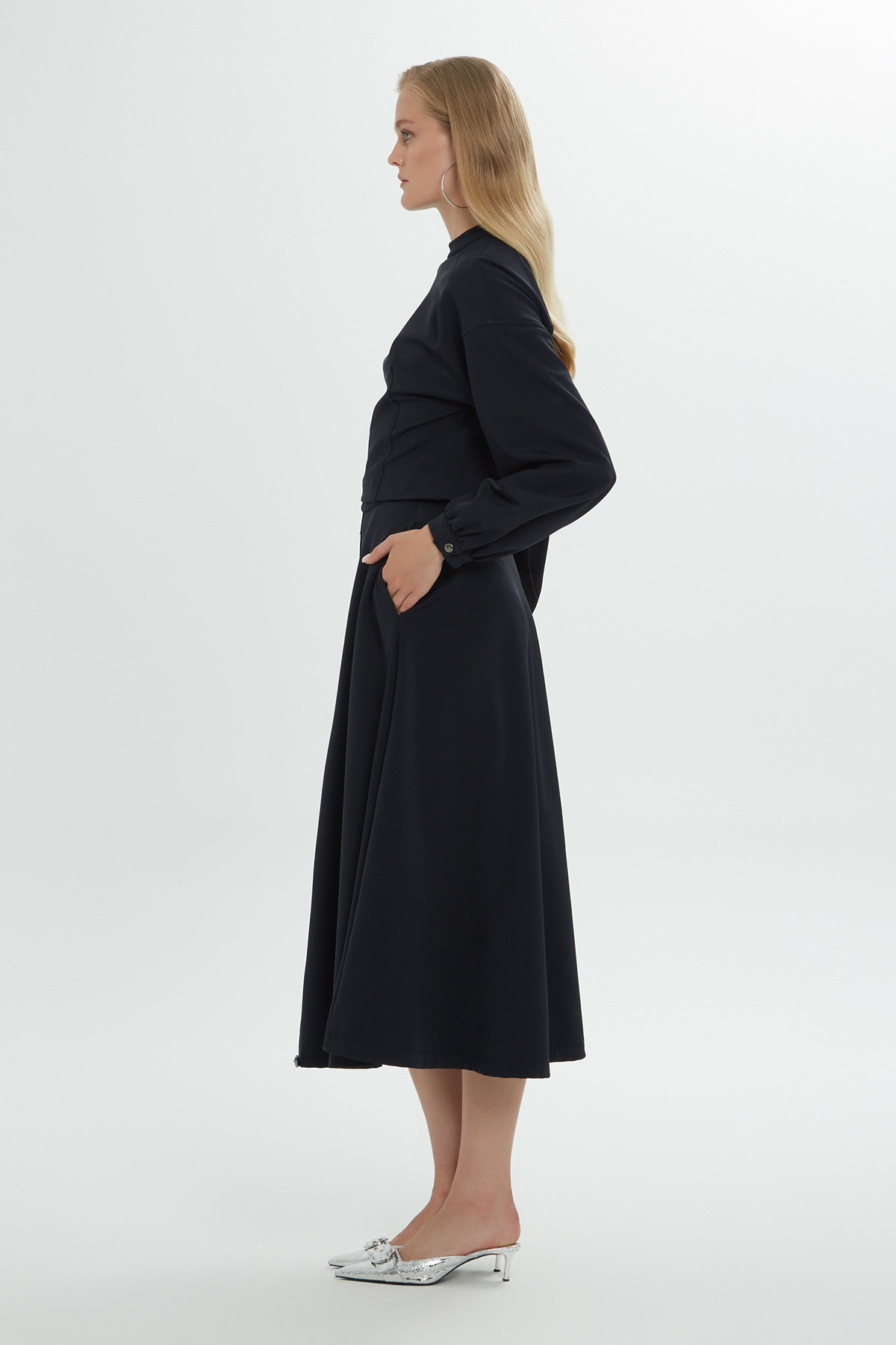 Uzun Kollu Oversize Sweatshirt