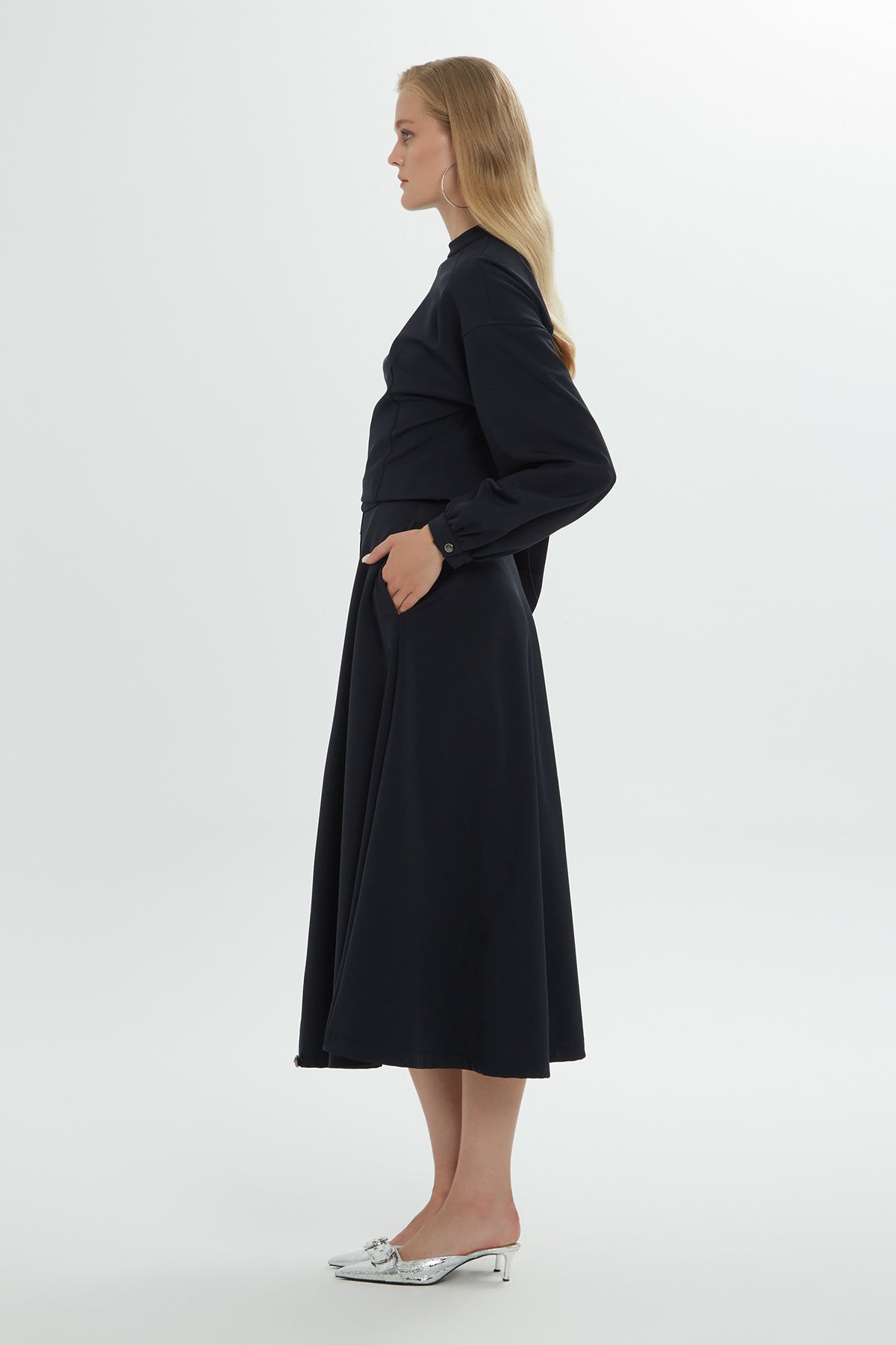 Uzun Kollu Oversize Sweatshirt