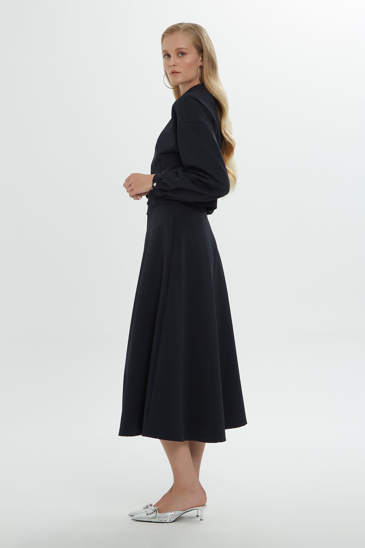 Uzun Kollu Oversize Sweatshirt