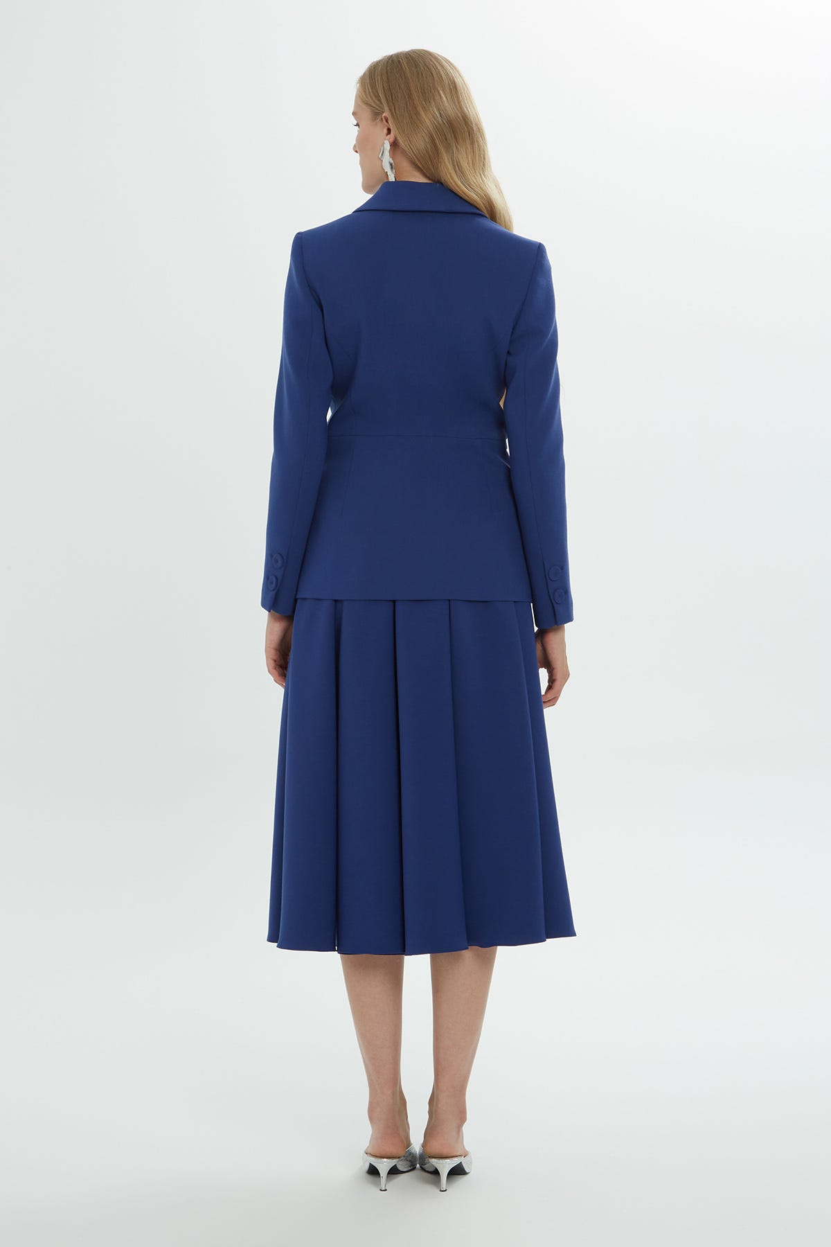 Klasik Düğmeli Blazer Ceket