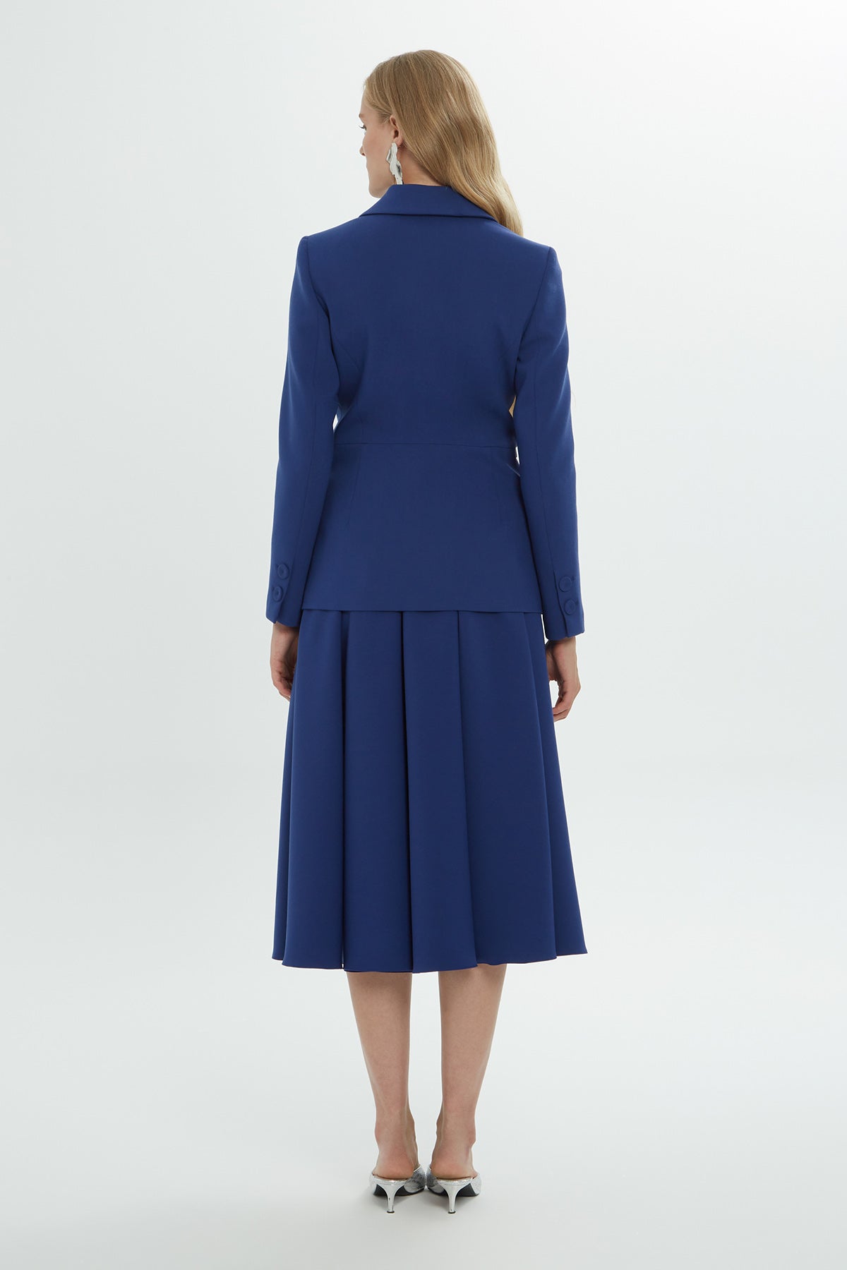 Klasik Düğmeli Blazer Ceket