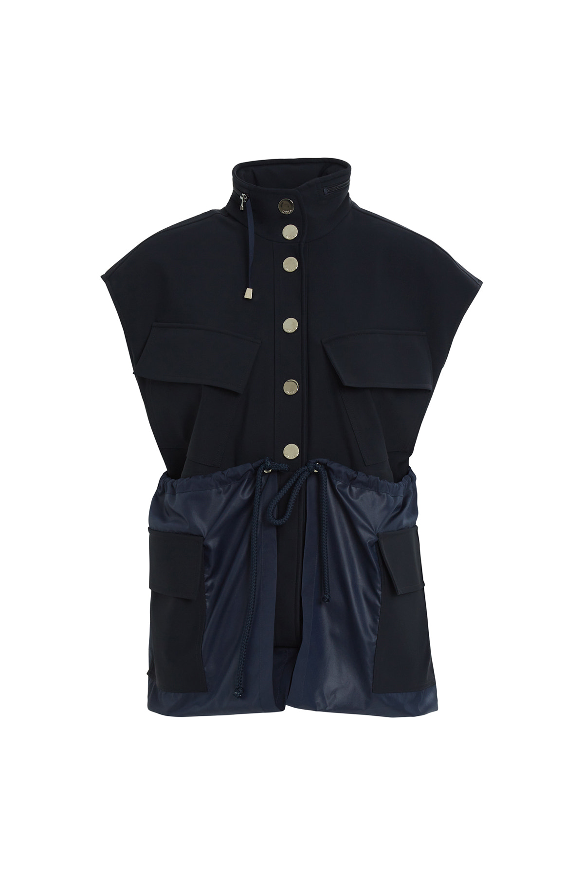 Kapüşonlu Uzun Yelek