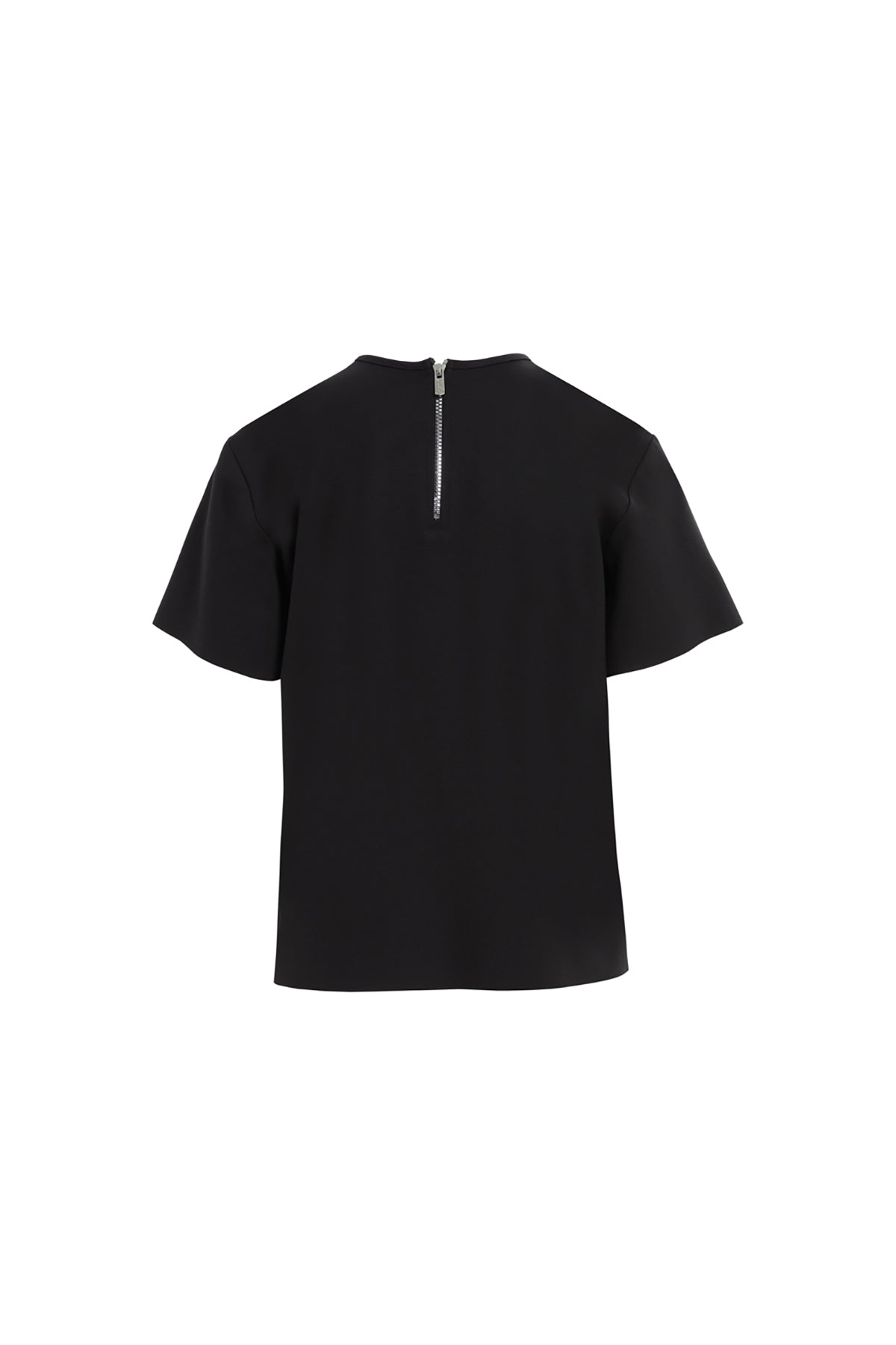 Önü Boncuk İşlemeli Kısa Kollu Tshirt