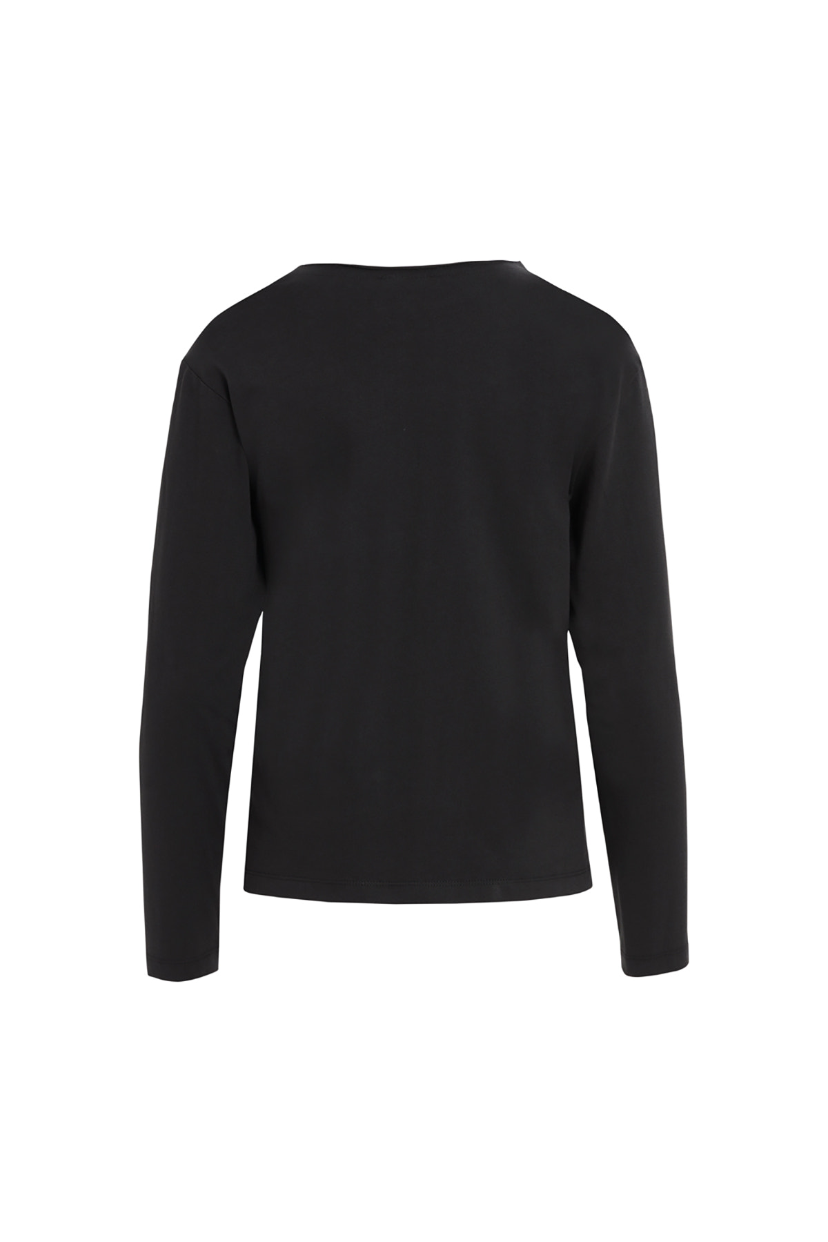 Kelebek Detaylı Uzun Kollu Bluz