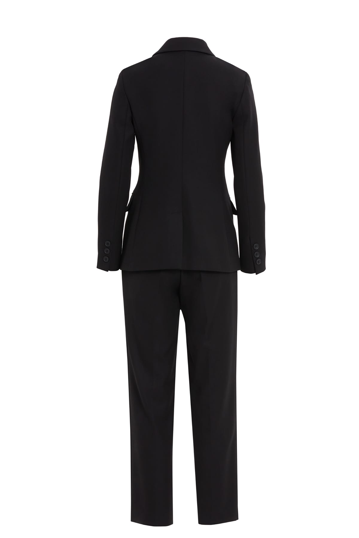 Kruvaze Kapamalı Havuç Pantolonlu Takım