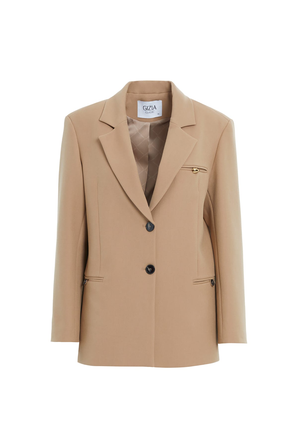 Cep Kısmı Aksesuar Detaylı Ceket