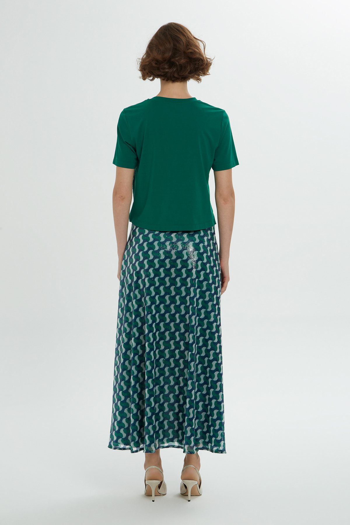 Payet Detaylı Kloş Etekli Takım