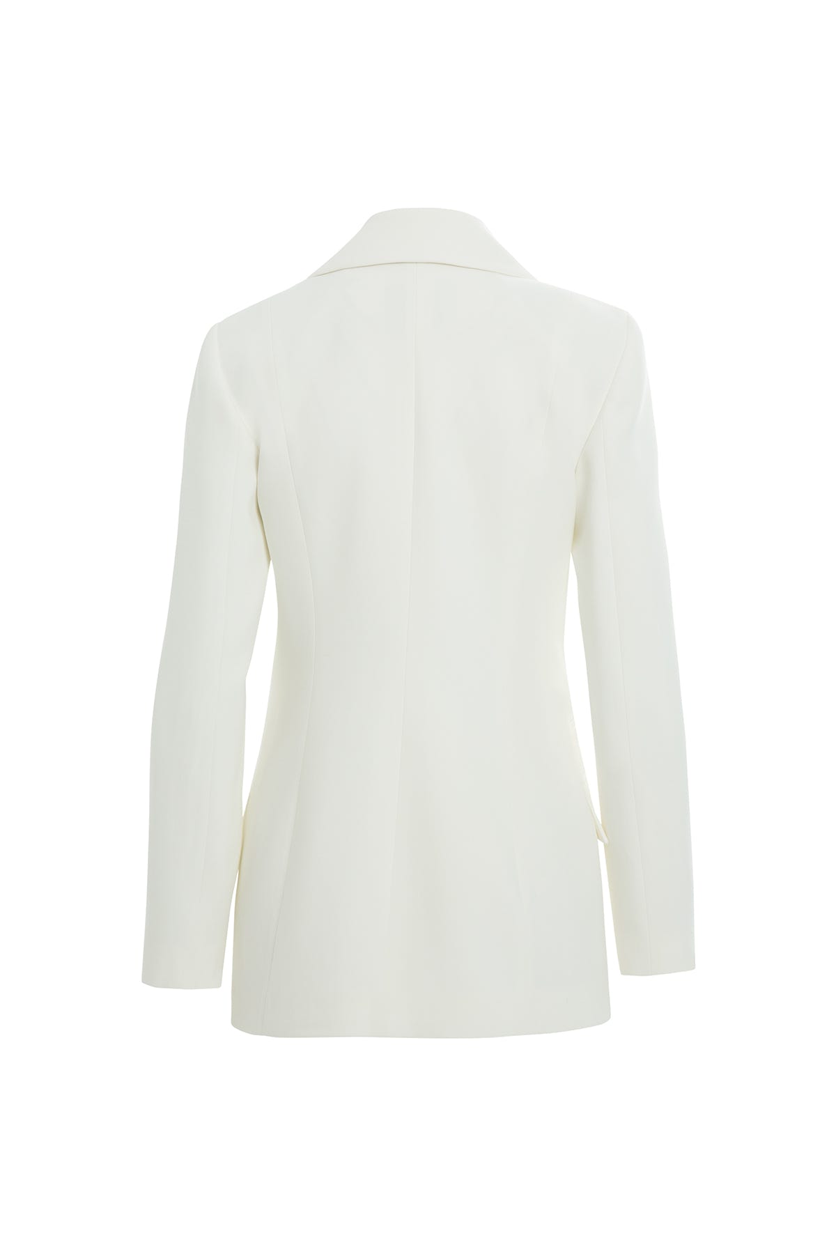 Uzun Kollu Omuz Vatkalı Astarlı Ceket