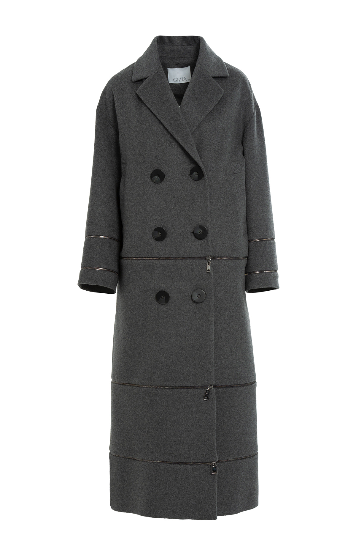 Üç Ayrı Boy Opsiyonlu Uzun Kaşmir Açık Kaban