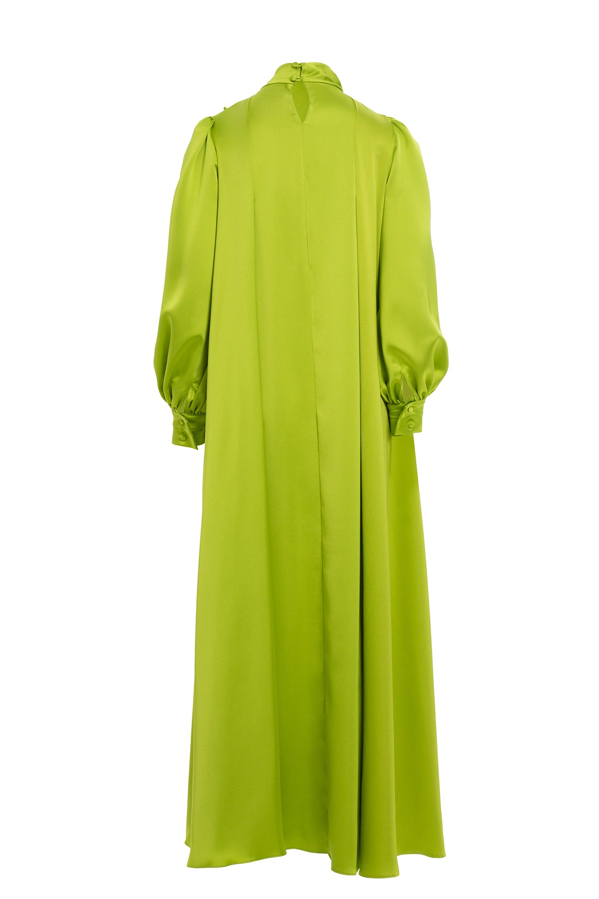 İşlemeli Fiyonk Detaylı Uzun Elbise