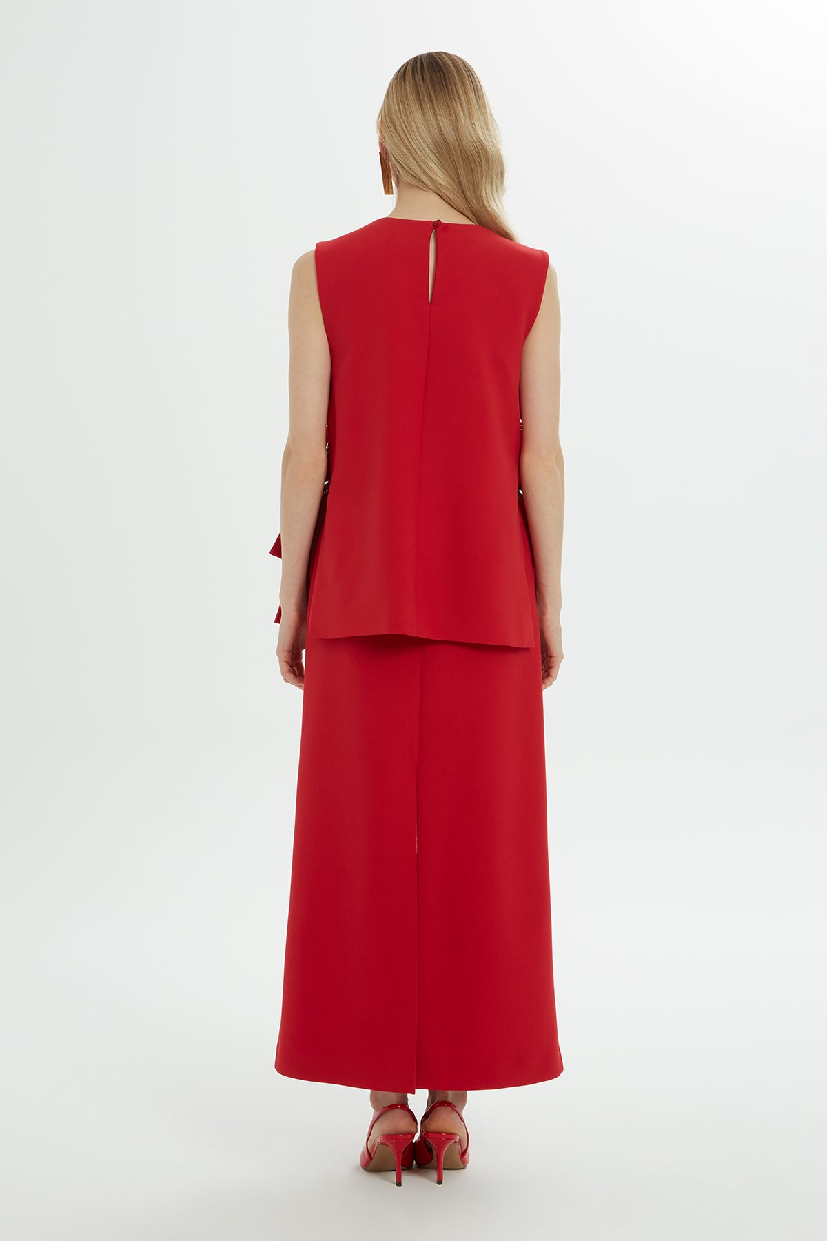 Yuvarlak Yaka Kolsuz Yelek