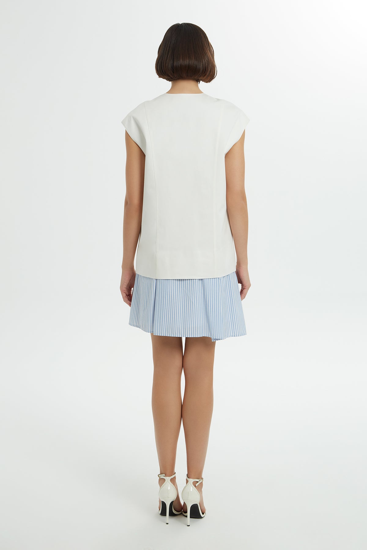 Fermuar Detaylı Mini Elbise