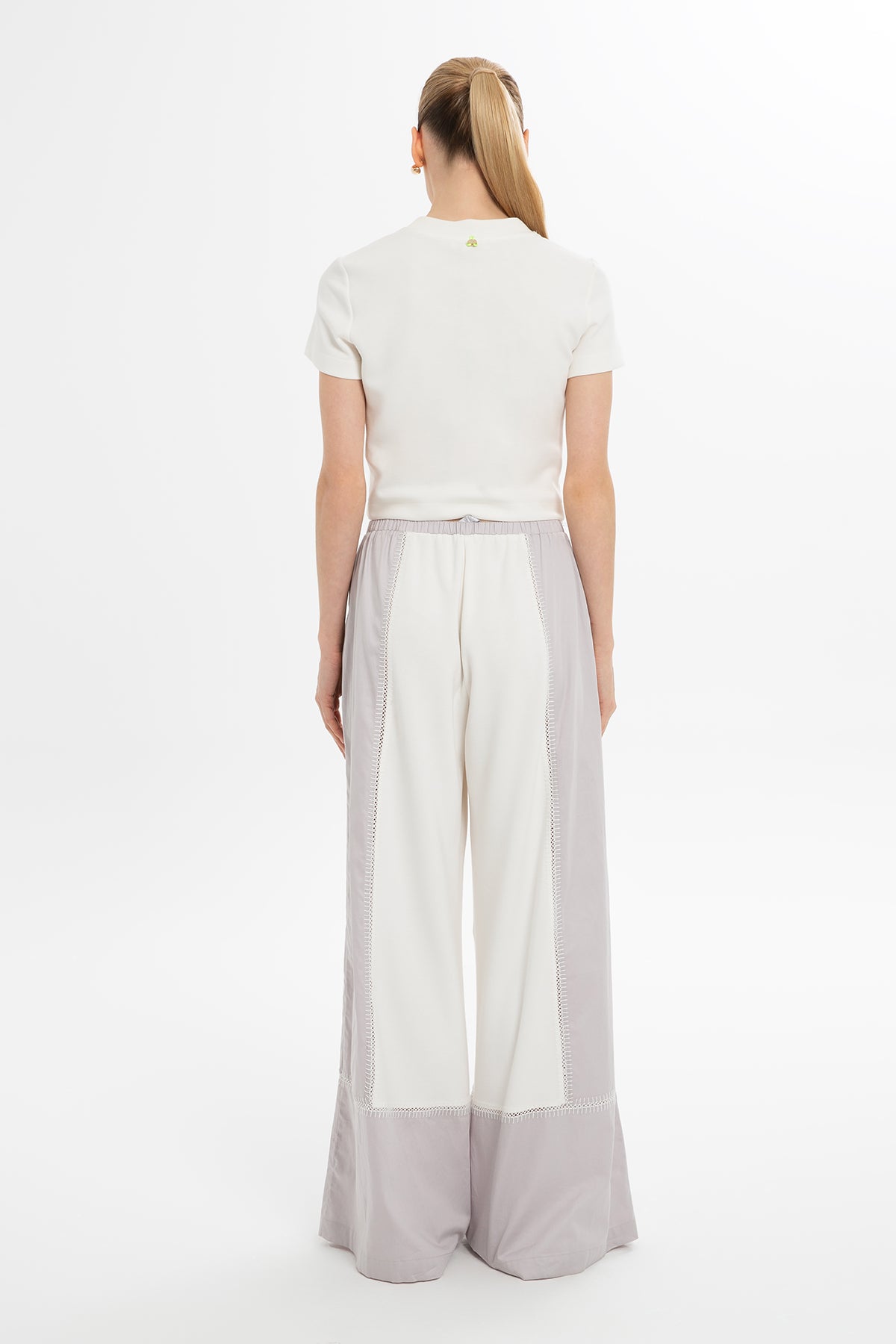 Bol Kesim İki Renkli Eşofman Altı