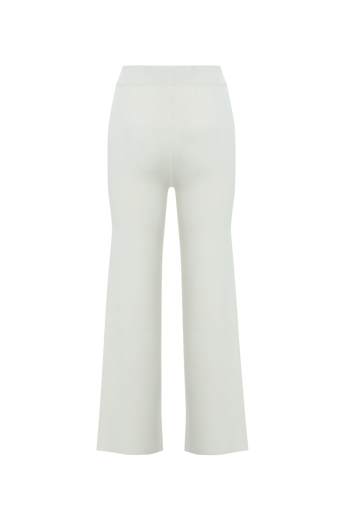 Beli Lastikli Logo Detaylı Triko Pantolon