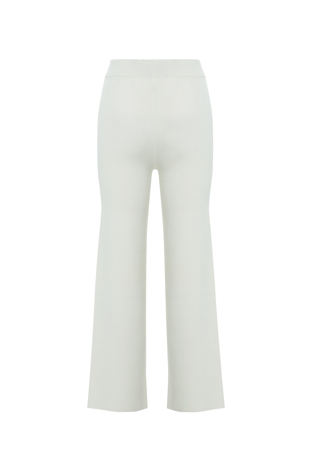 Beli Lastikli Logo Detaylı Triko Pantolon