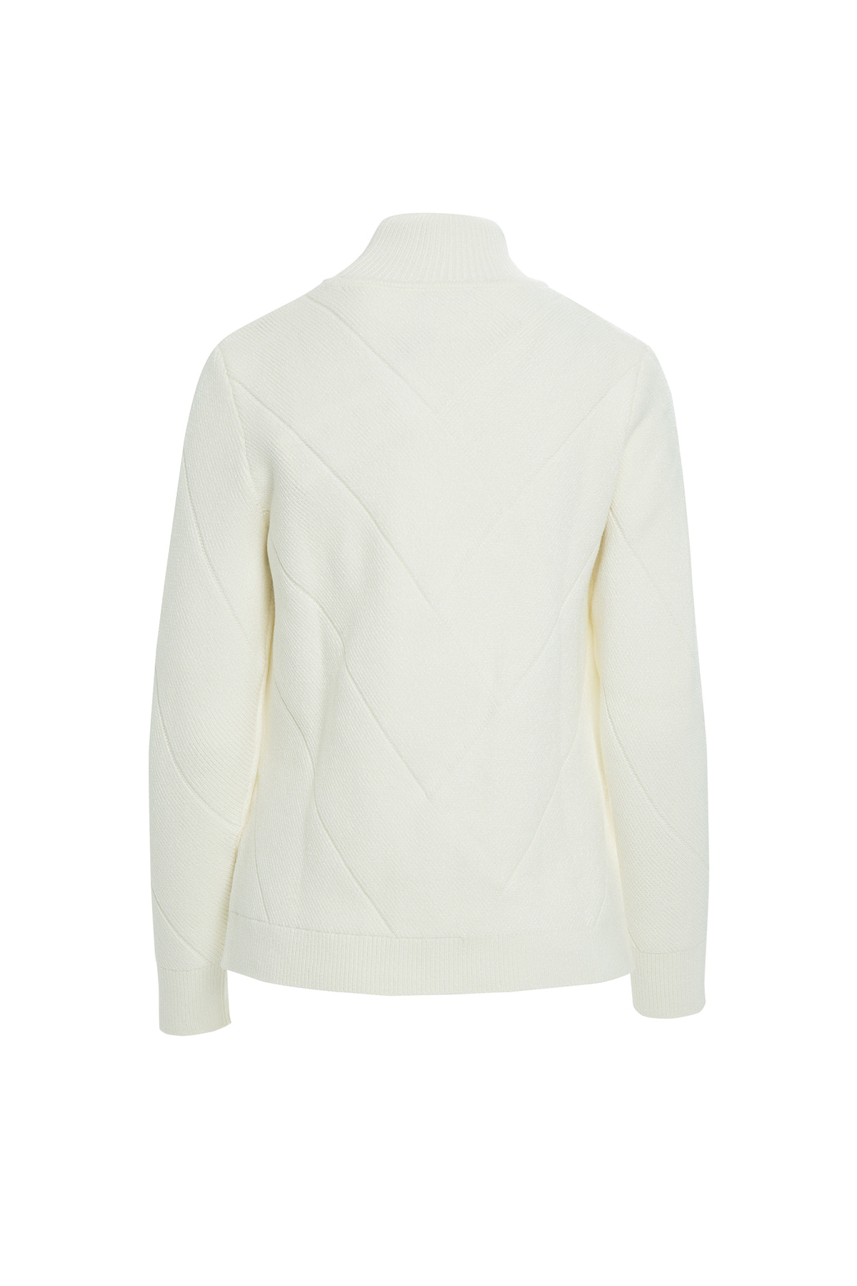 Boncuk İşlemeli Balıkçı Yaka Triko Kazak