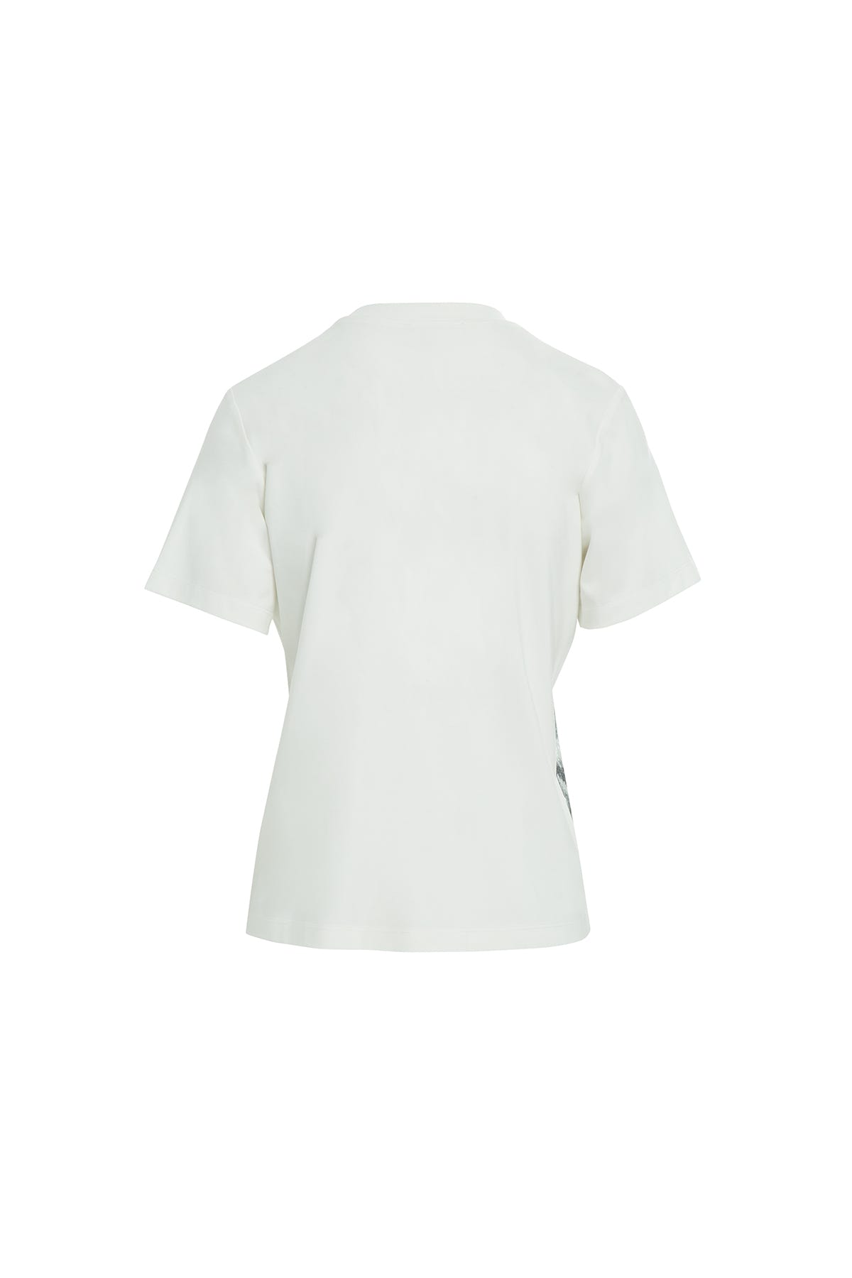 Yuvarlak Yaka Ve Kısa Kollu Desenli T-Shirt