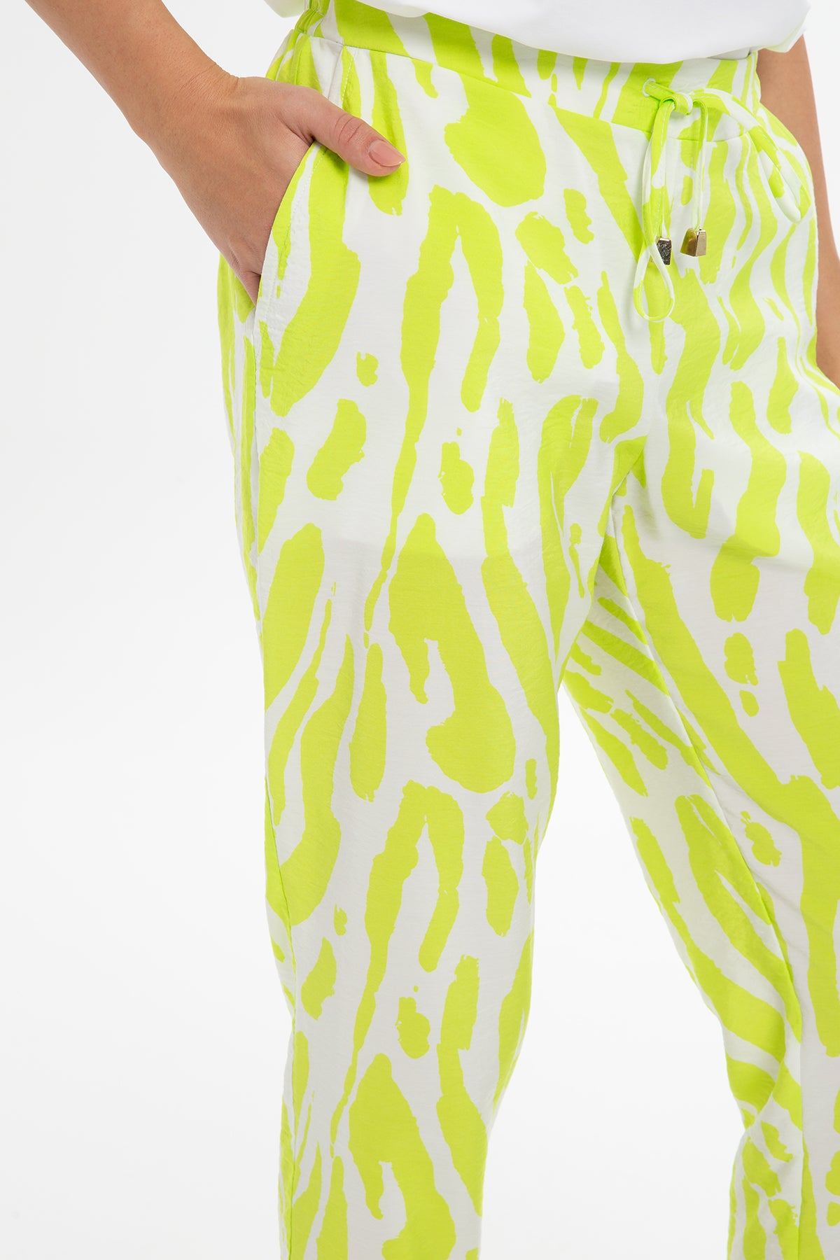 Neon Desenli Pantolon