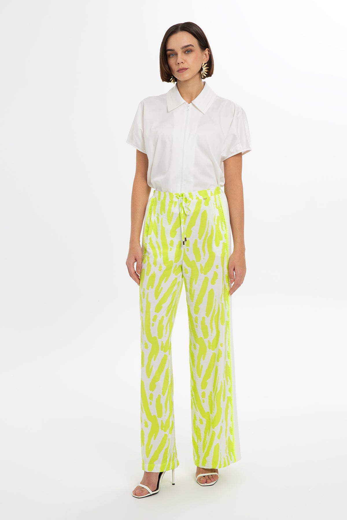 Rahat Kesim Neon Pantolon