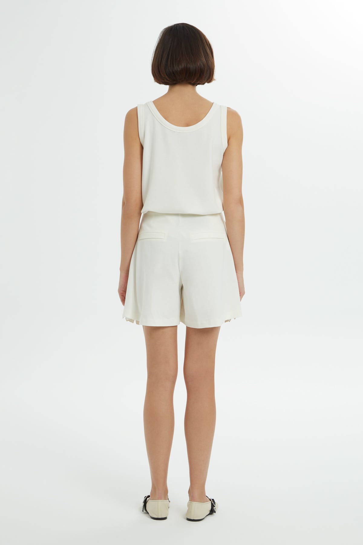 Etek Ucu Desenli T-shirt