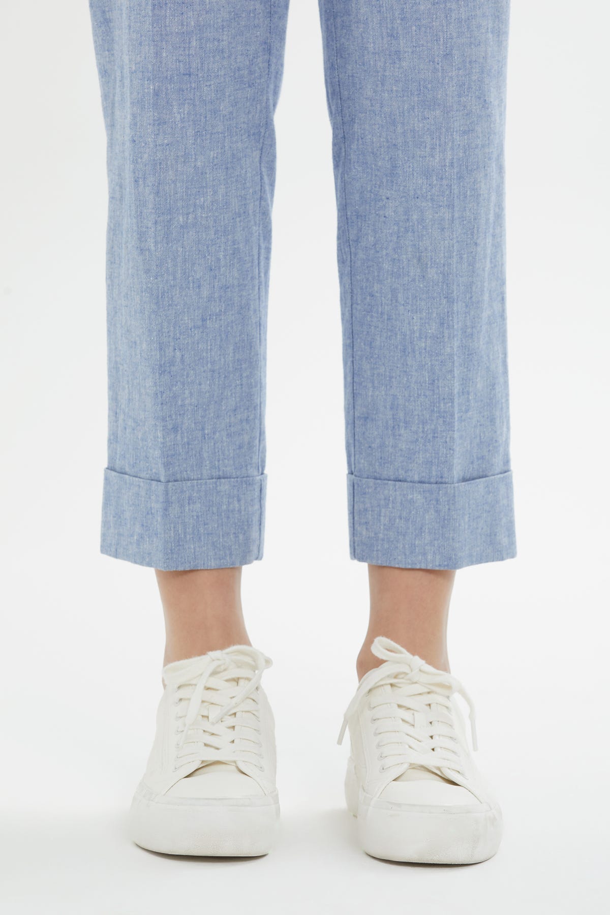 Bel Lastik Detaylı Double Paçalı Pantolon