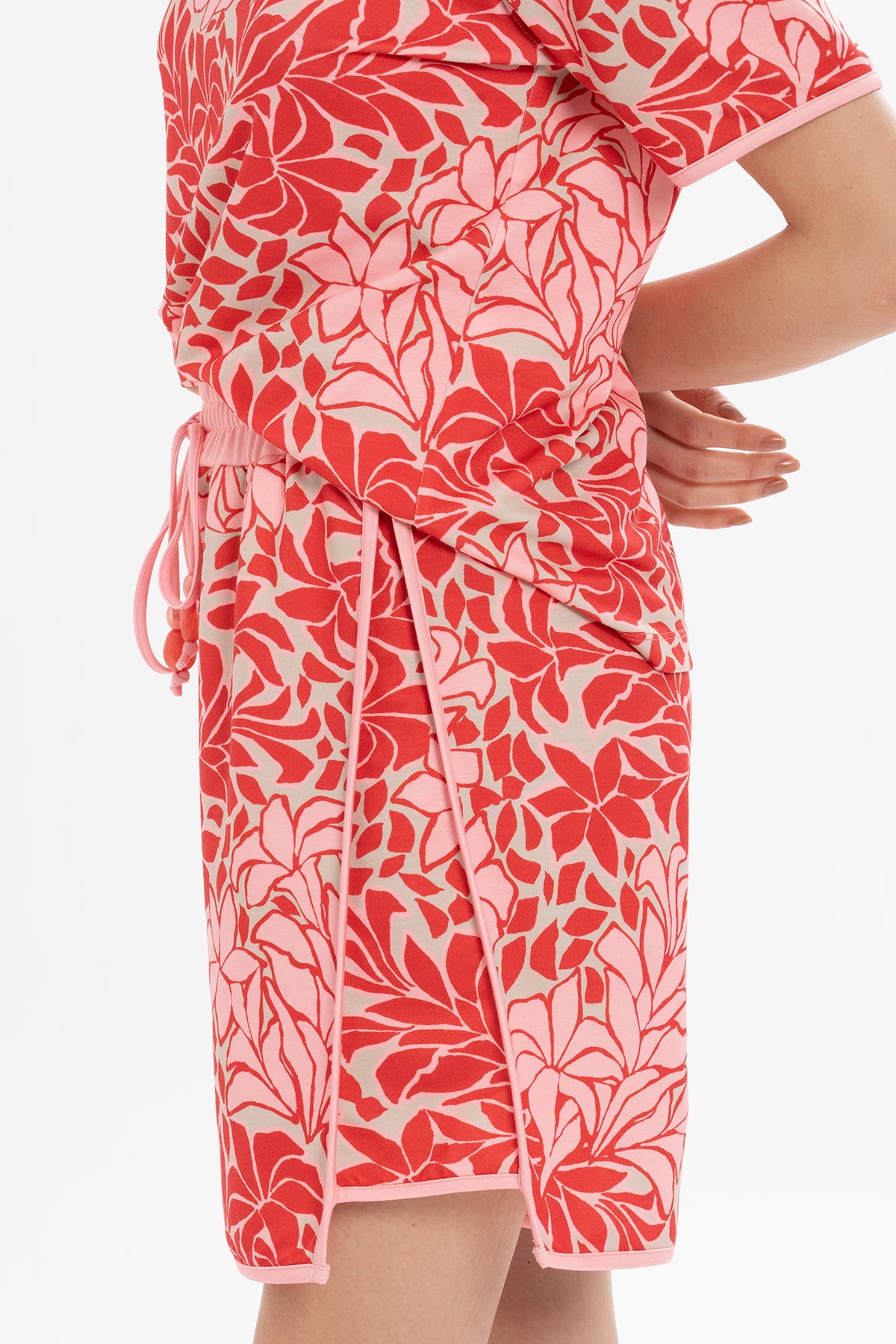 Desenli Şortlu Takım