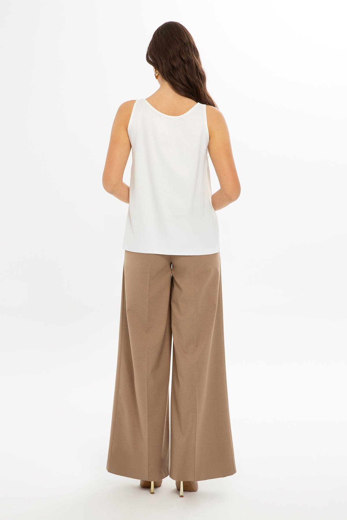 Toka Detaylı Askılı Bluz