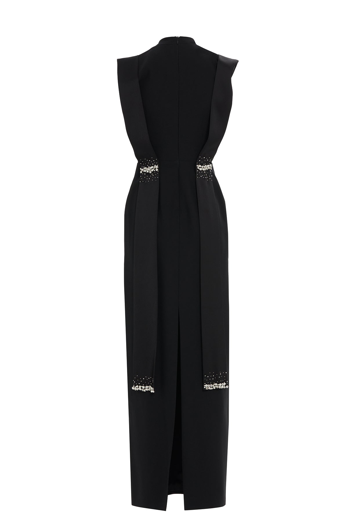 Dantel Detaylı Seyyar Kuşaklı Elbise