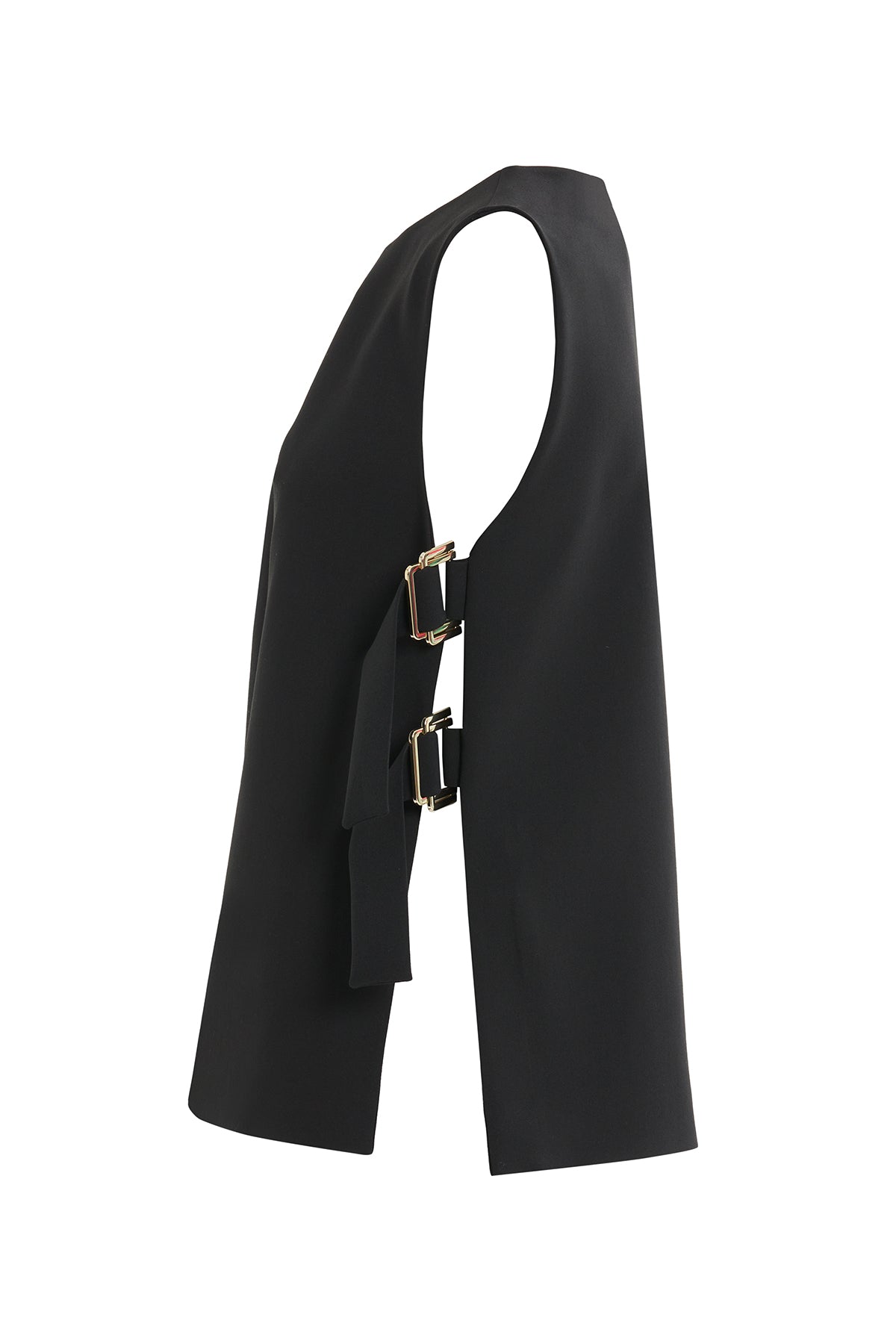 Yuvarlak Yaka Kolsuz Yelek