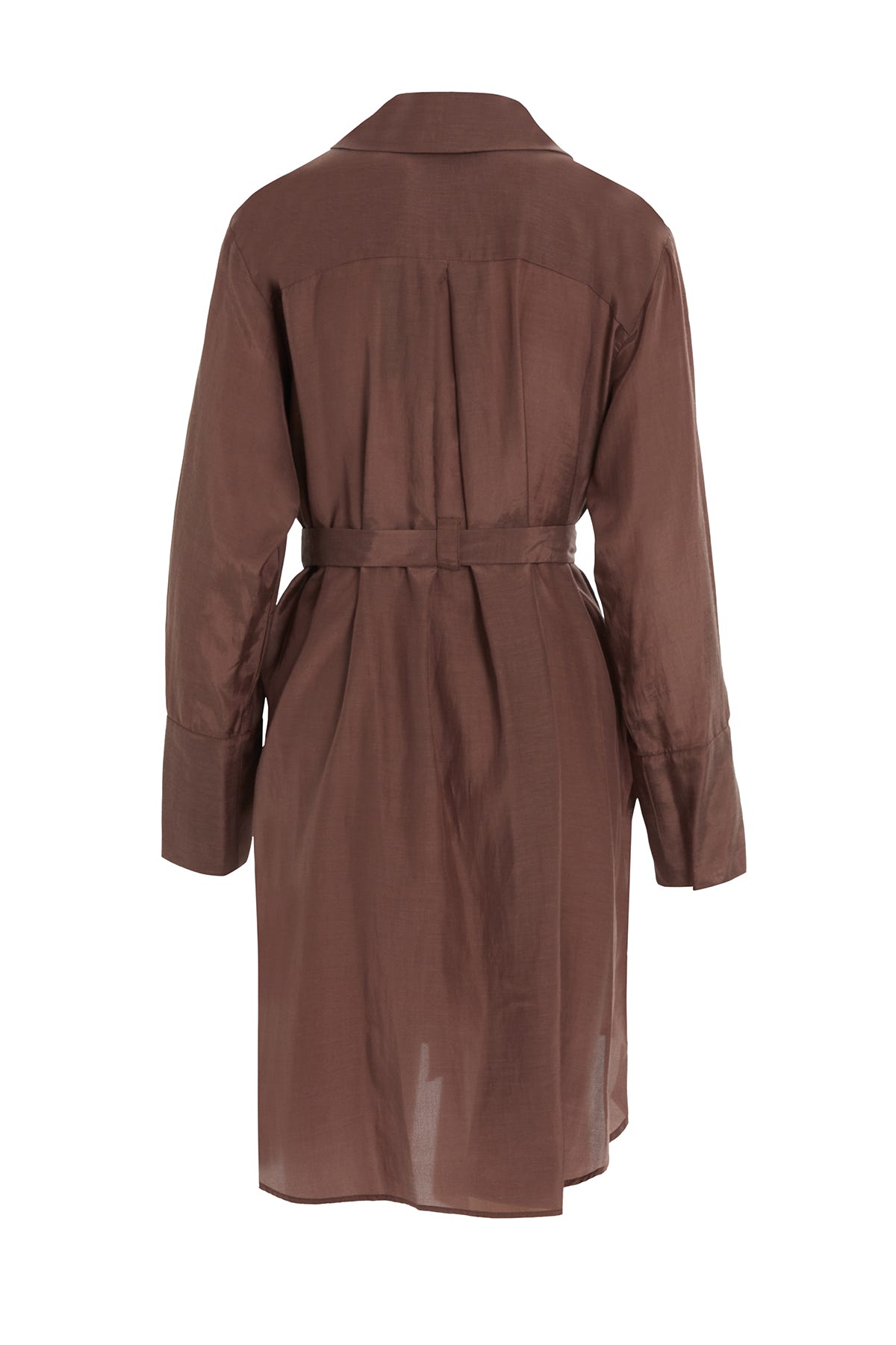 Seyyar Kuşaklı Arkası Uzun Gömlek