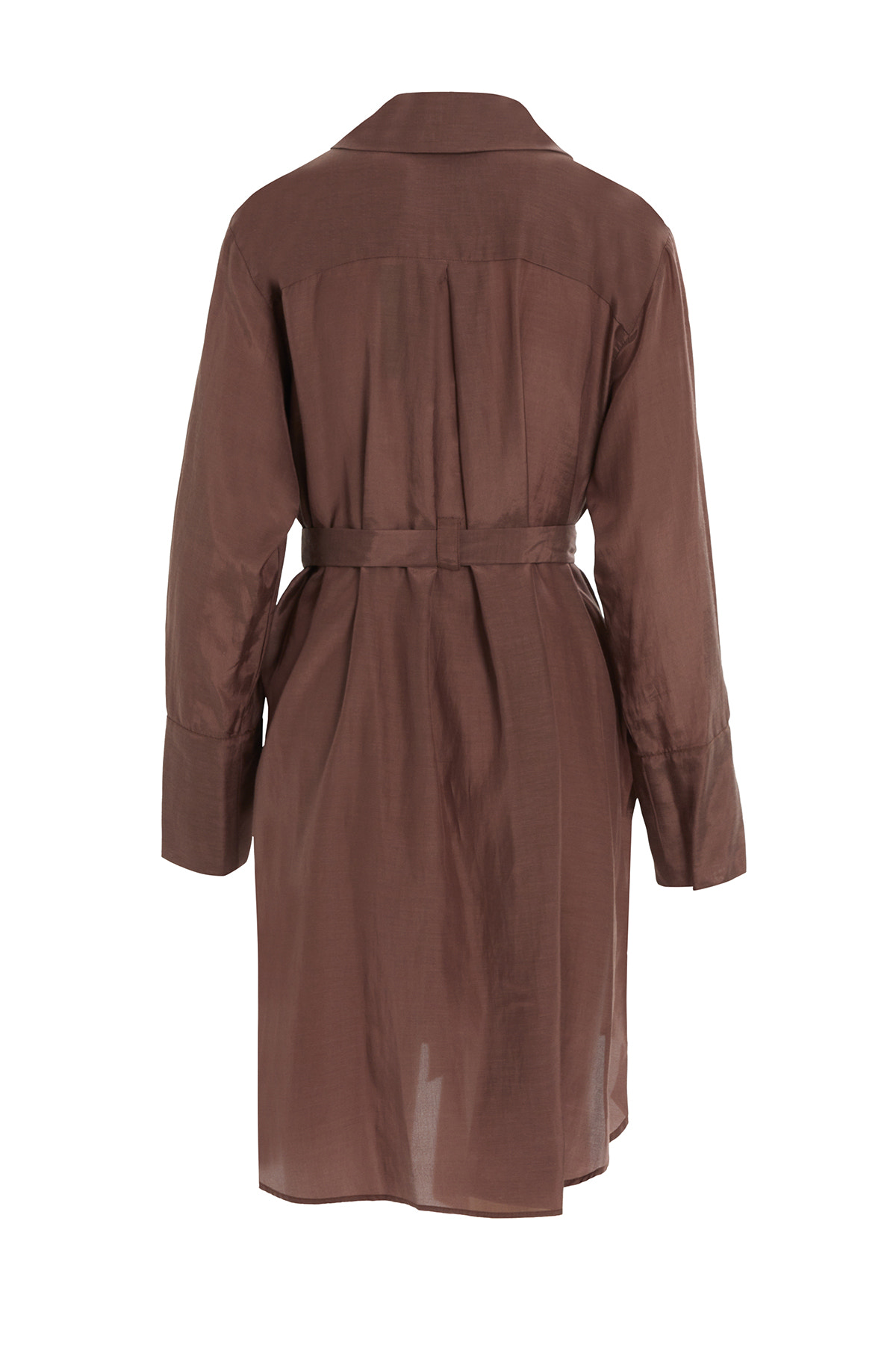 Seyyar Kuşaklı Arkası Uzun Gömlek