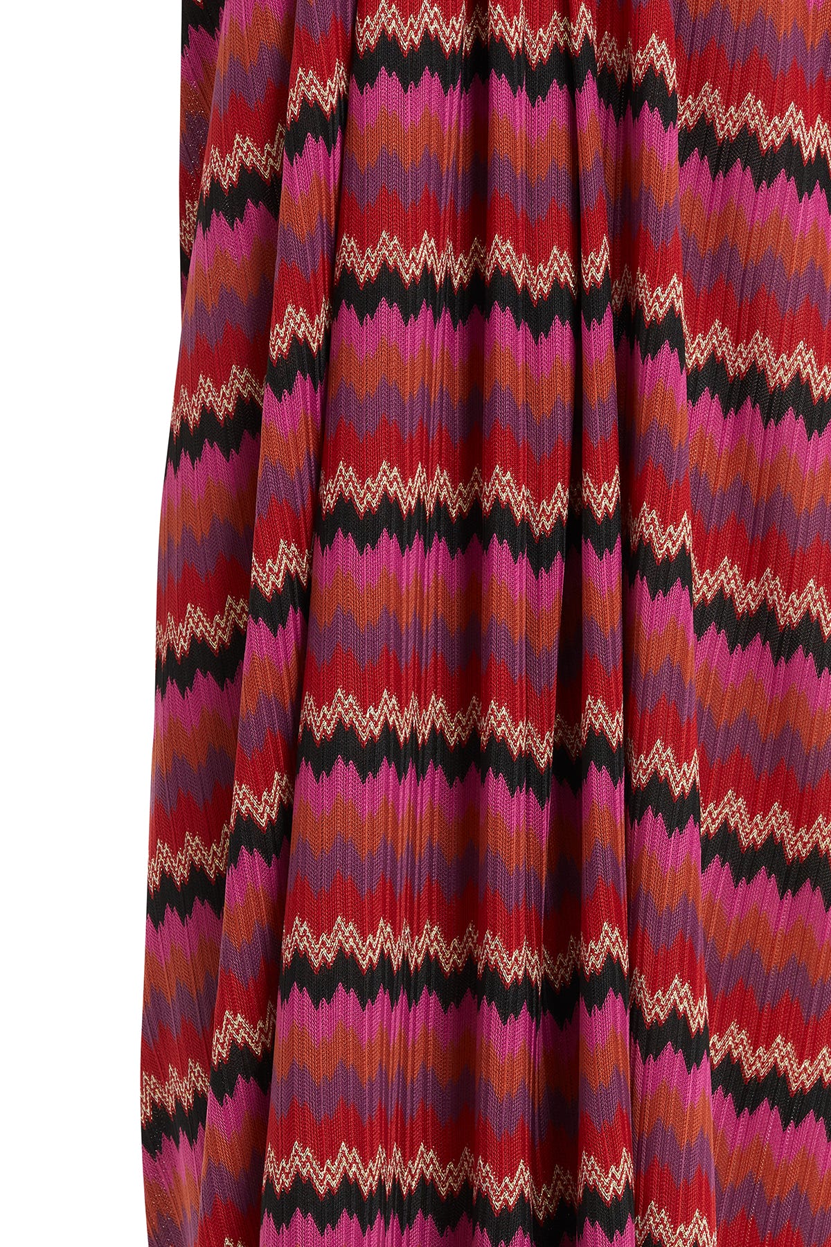 Boyundan Bağlamalı Renkli Midi Elbise