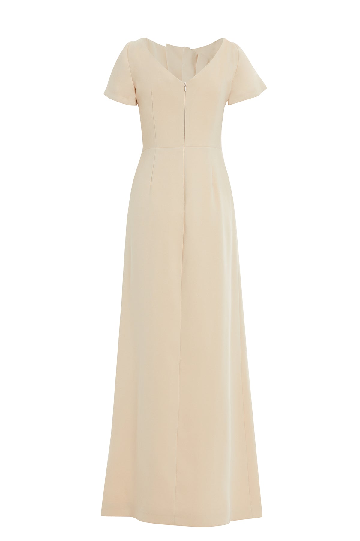 Pili Katlamalı Seyyar Broşlu Elbise