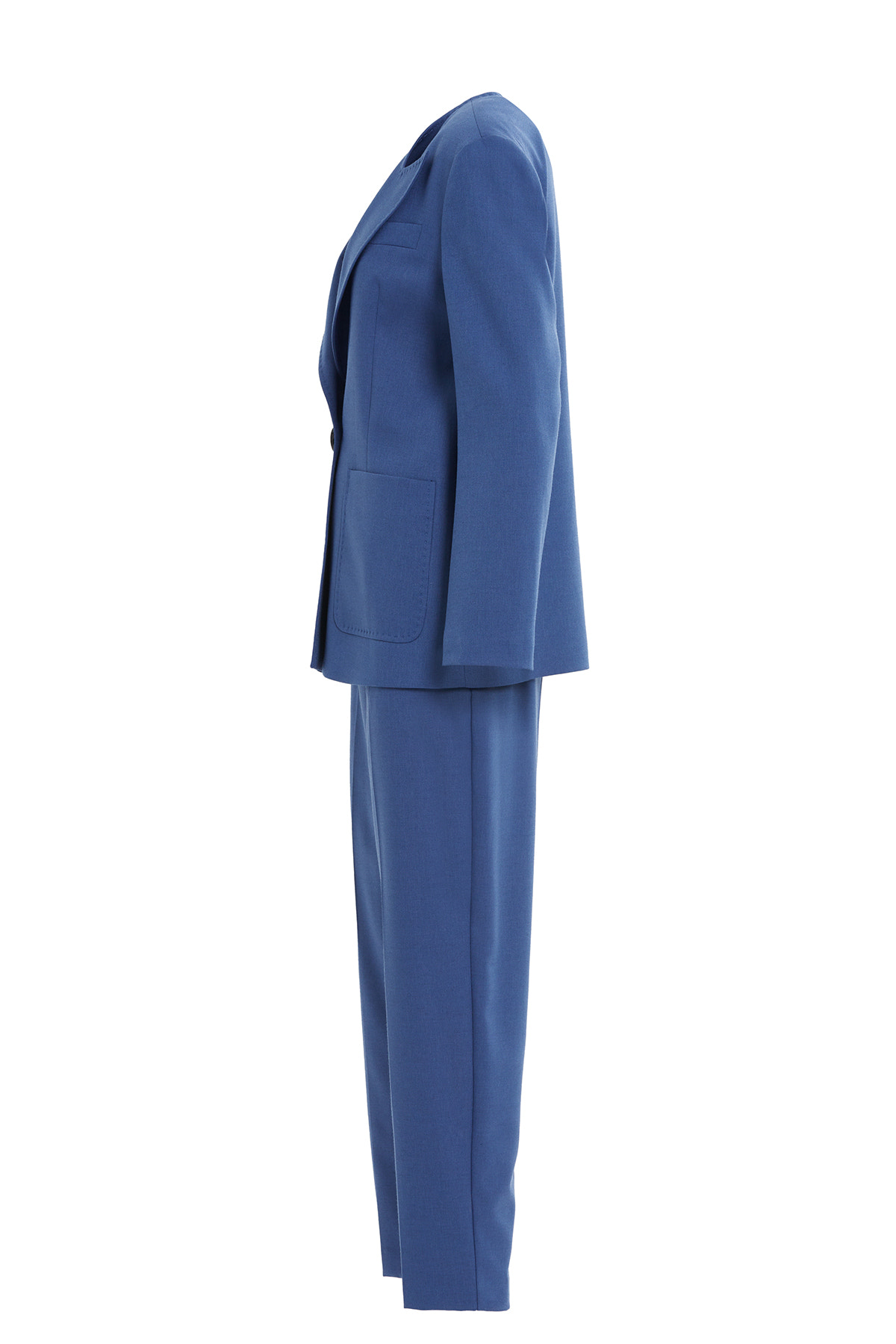 Mono Kapamalı Havuç Pantolonlu Takım