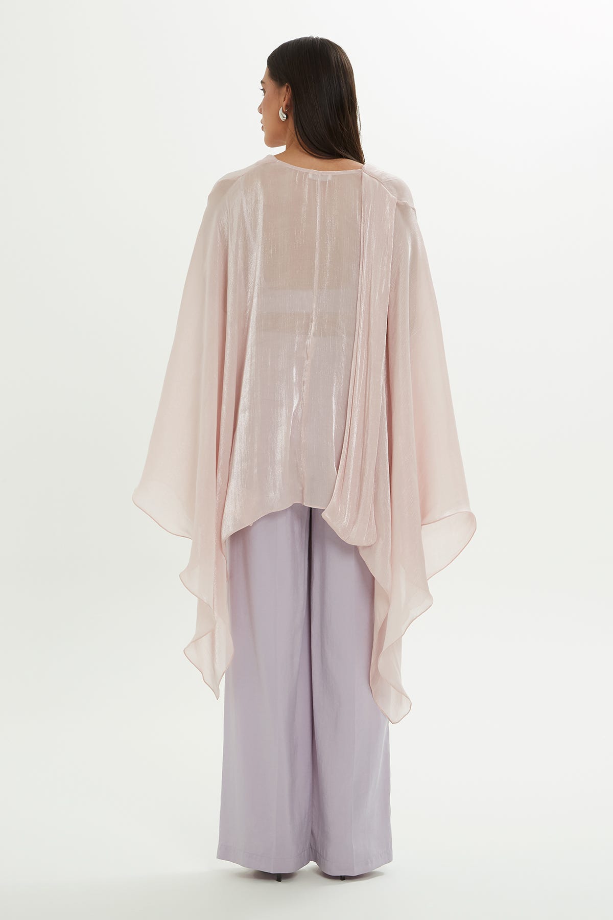 Transparan Parlak Bluz