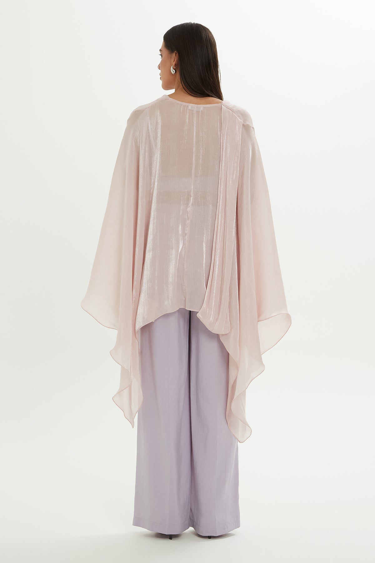 Transparan Parlak Bluz