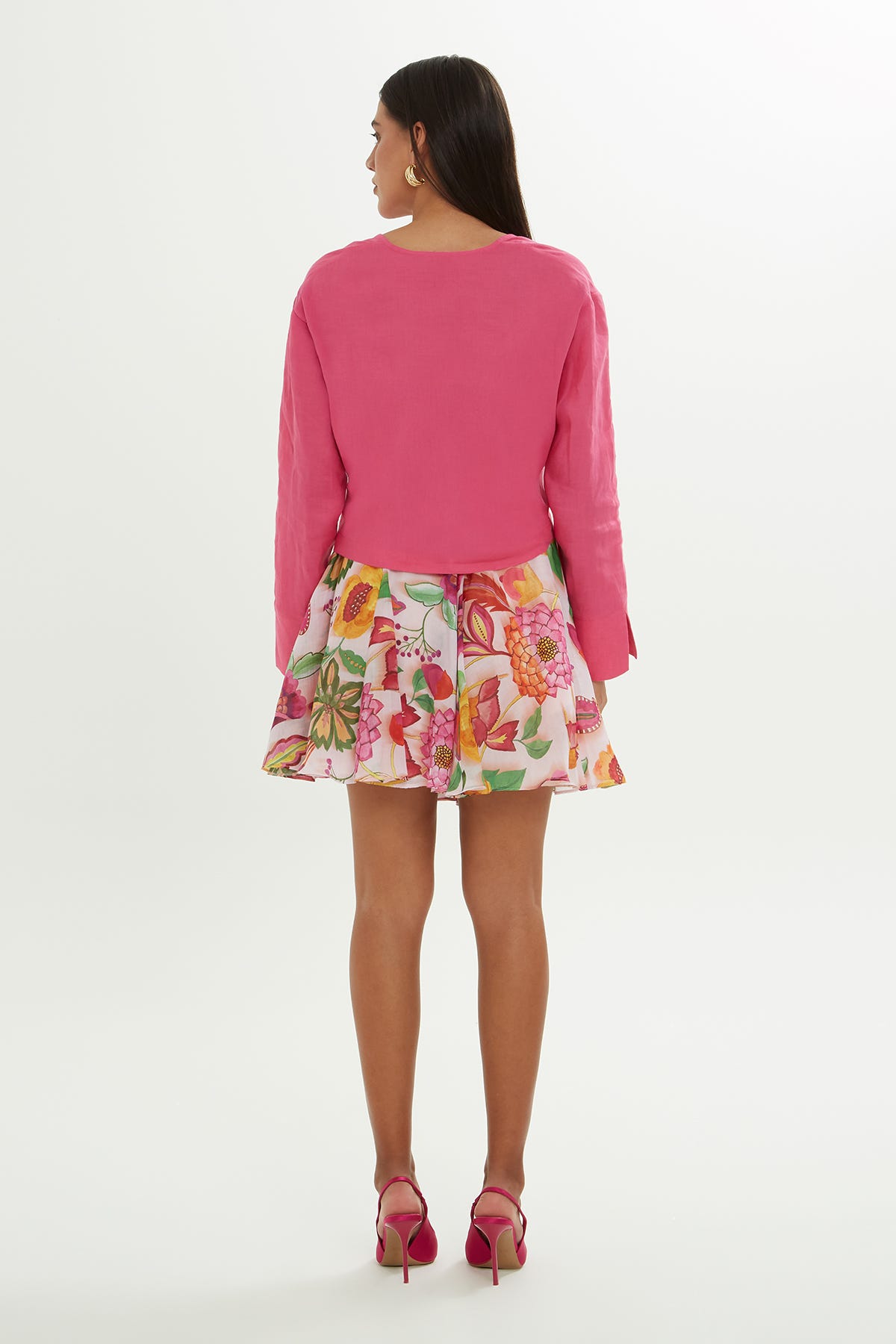 Kruvaze Kapamalı Uzun Kollu Bluz