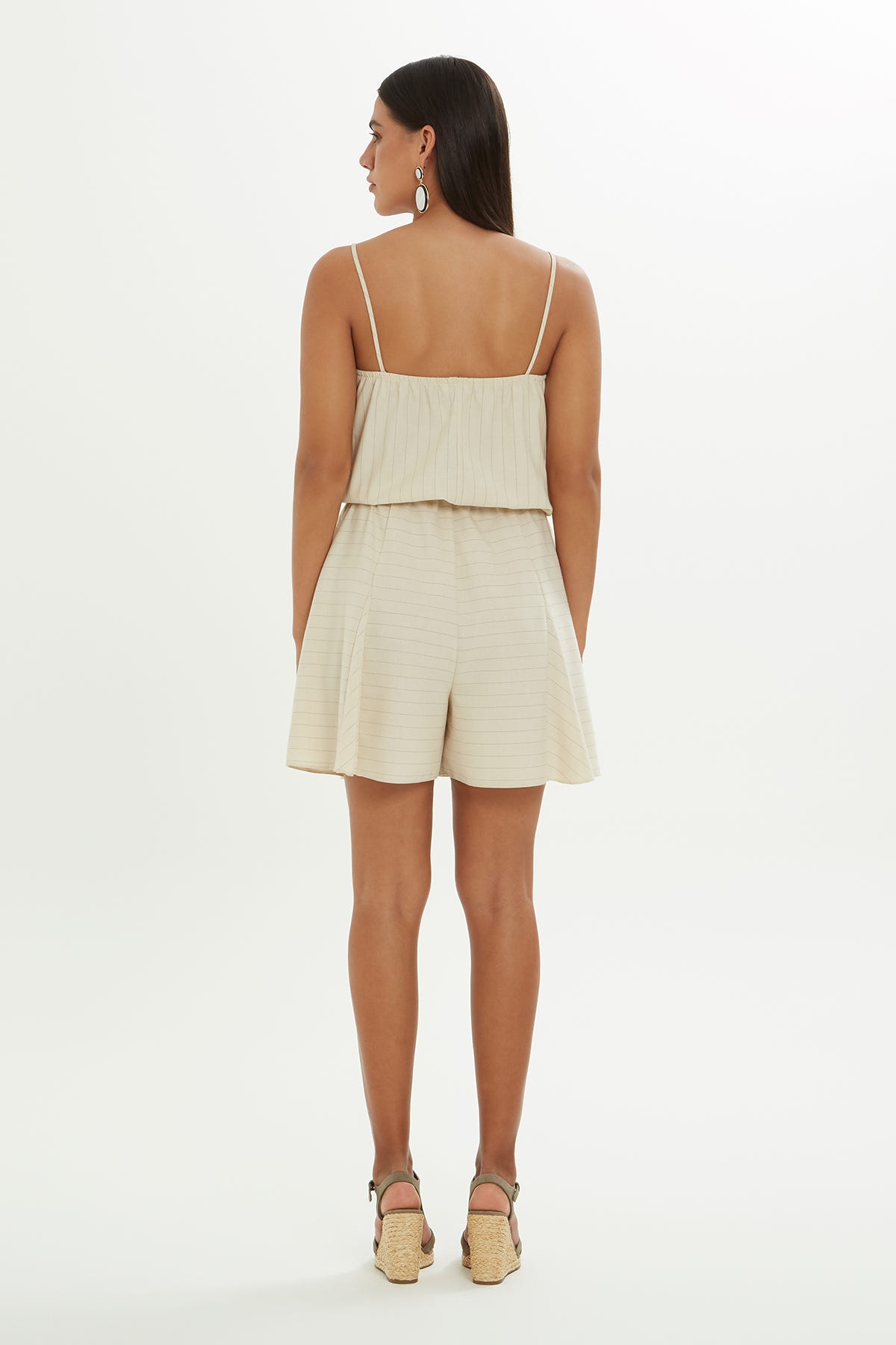 İp Askılı Kemerli Tulum